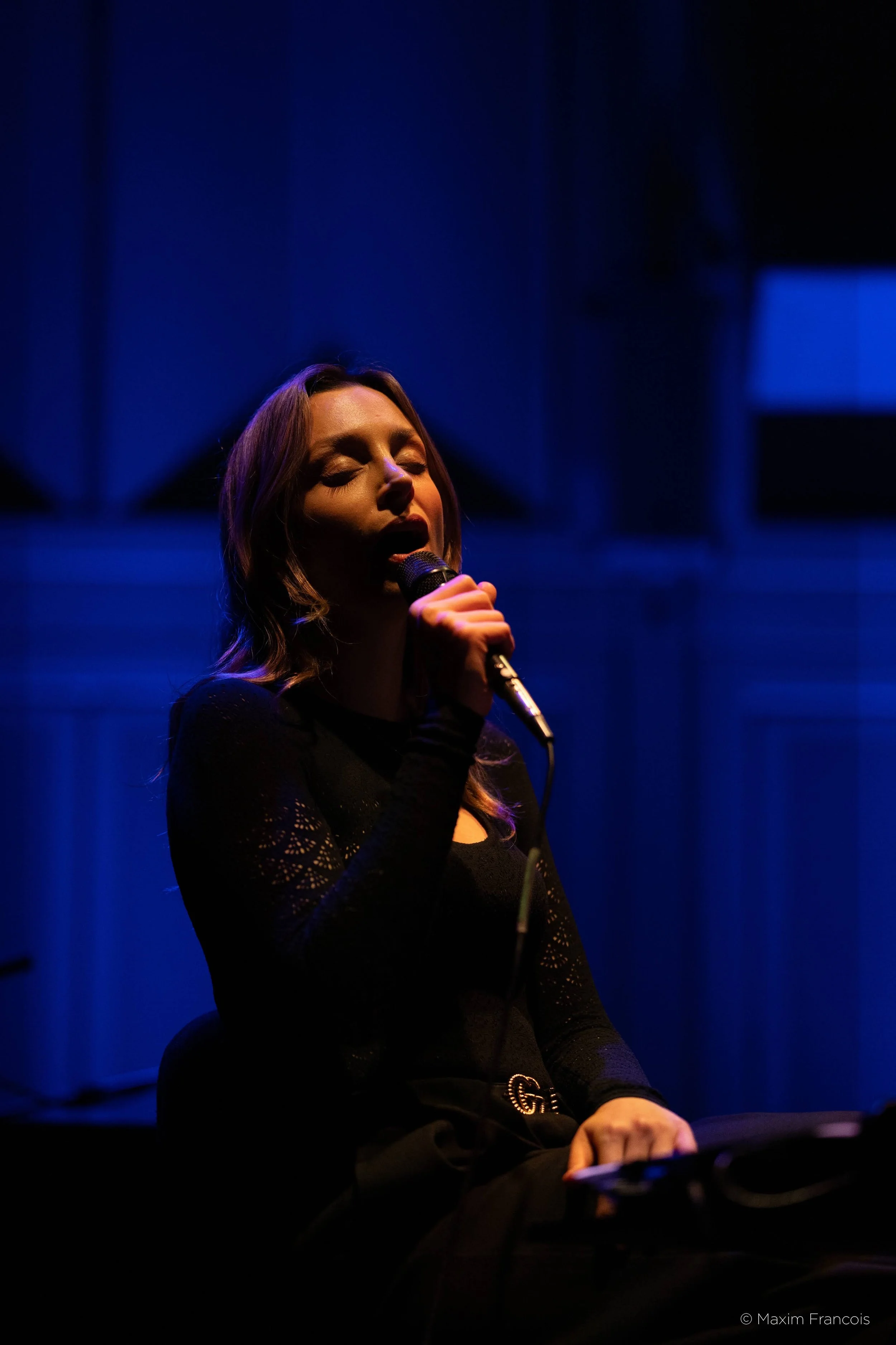 Dimorphos Delta/ Folk Song VII* [2026],
Sofia Avramidou, Nicolas Crosse, IRCAM – Centre Pompidou, Festival Présences, © Maxim François