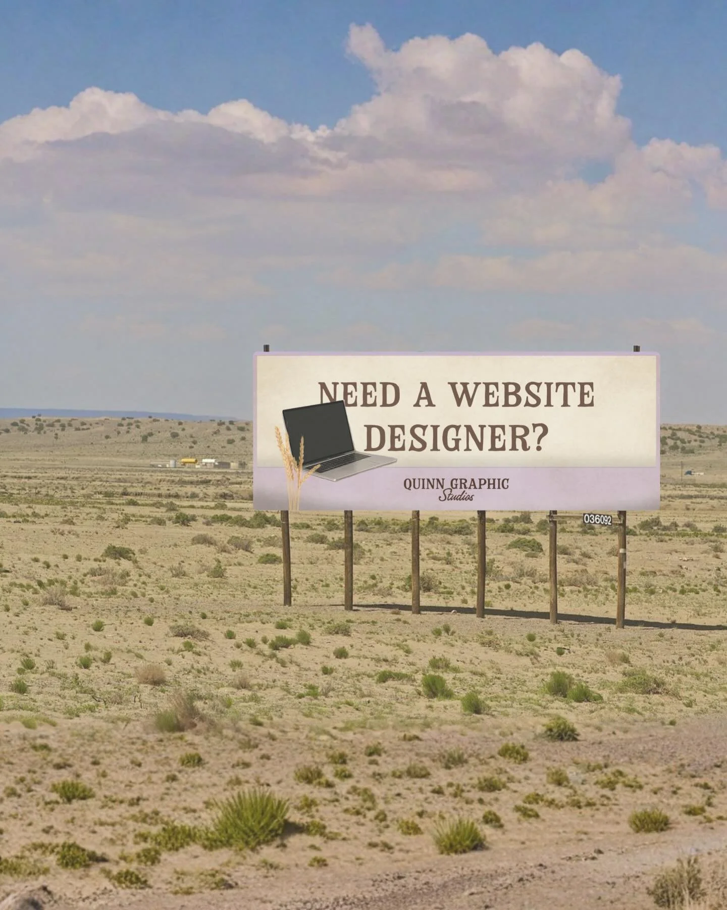 If you&rsquo;re waiting for a sign to fix that hot mess of a website&hellip; well, this is literally a sign. Out in the middle of nowhere. With your name on it. 😉💻

My DMs are open, now taking bookings for March 2026, let&rsquo;s build you a websit