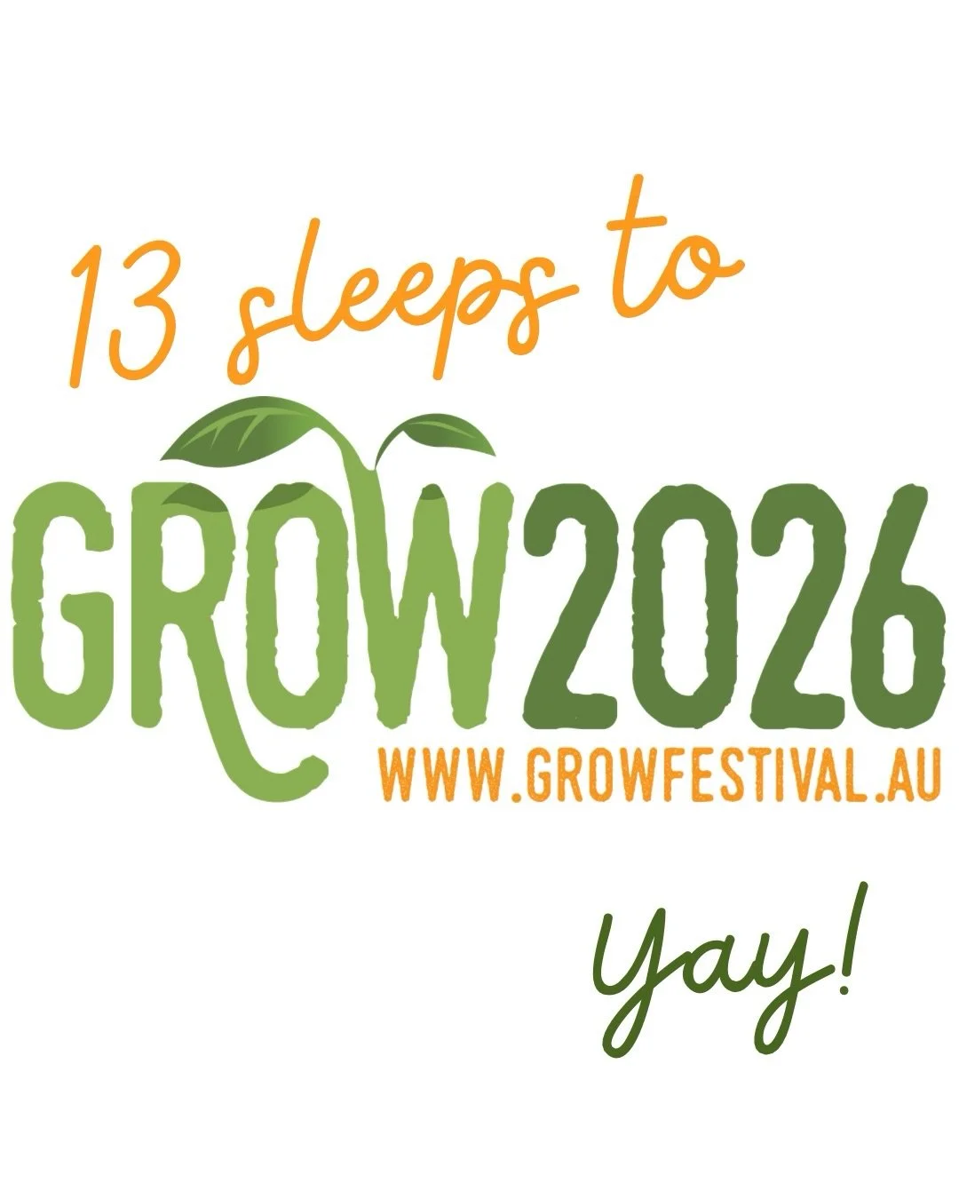 Less than two weeks to go to GROW!

Pay-what-you-can tickets from $25

👉🏻 Pre-purchase tickets now &ndash;&nbsp;no gate sales

⭐️ www.growfestival.au

40+ demonstrations, workshops and talks
30+ exhibitors
Local food &amp; drink to buy on the day
P
