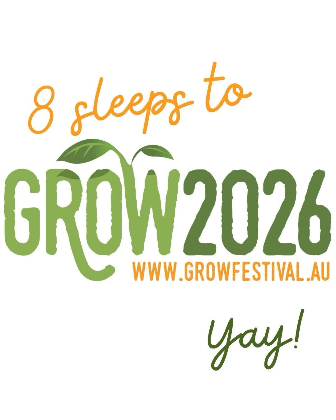 Not long to go to 🌱GROW!

Weather looks pretty good 🫣

Program is 👌 and up for each hub on the website (we&rsquo;ll add an at-a-glance version asap as well as have printouts on the day)

We&rsquo;re into some of the fun stuff now such as planning 