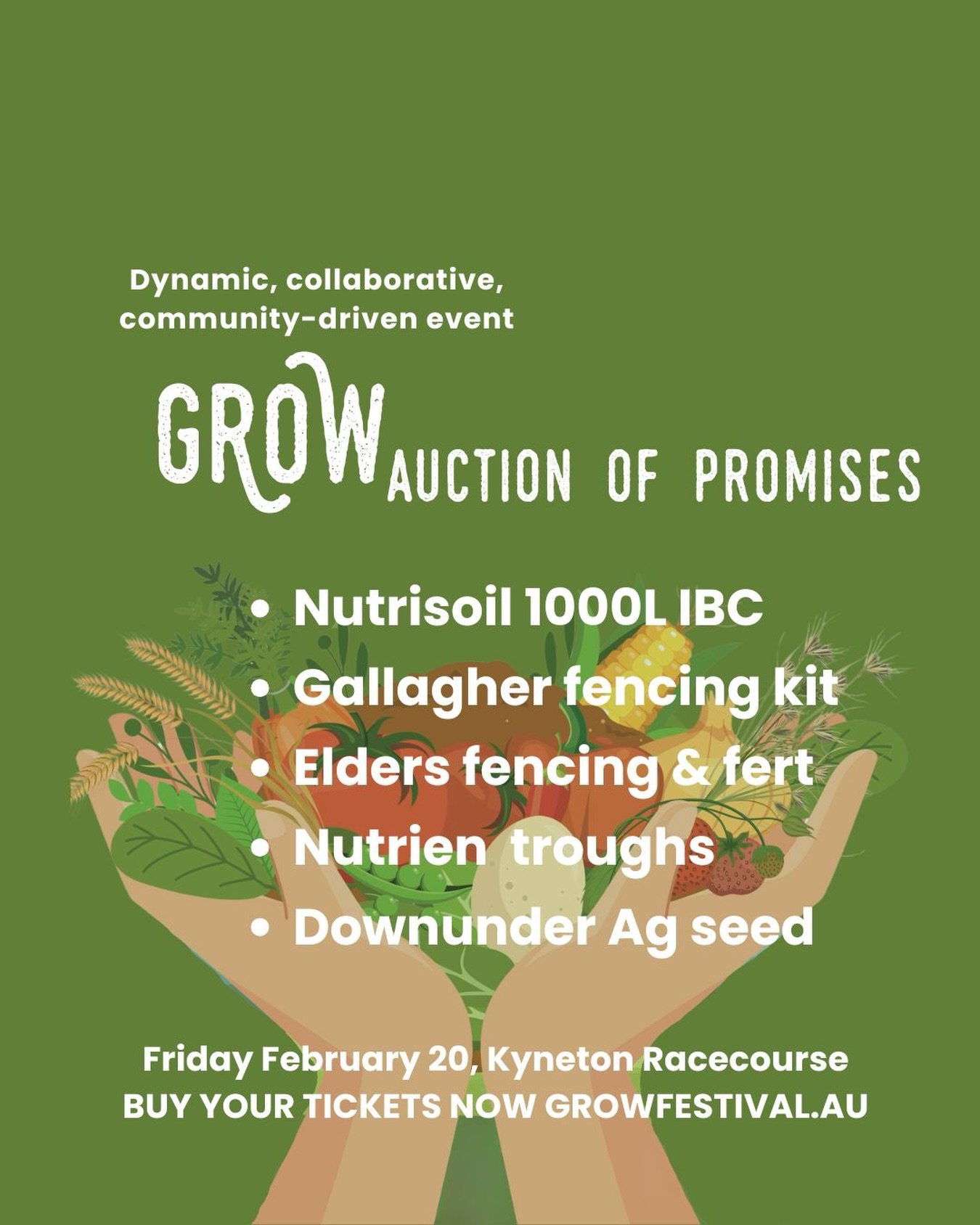 GROW is about sharing knowledge and building a community to help us all explore ways of farming and looking after the environment for the health of people, communities, livestock and the landscape.

This year, we raised money to put on GROW with pay-