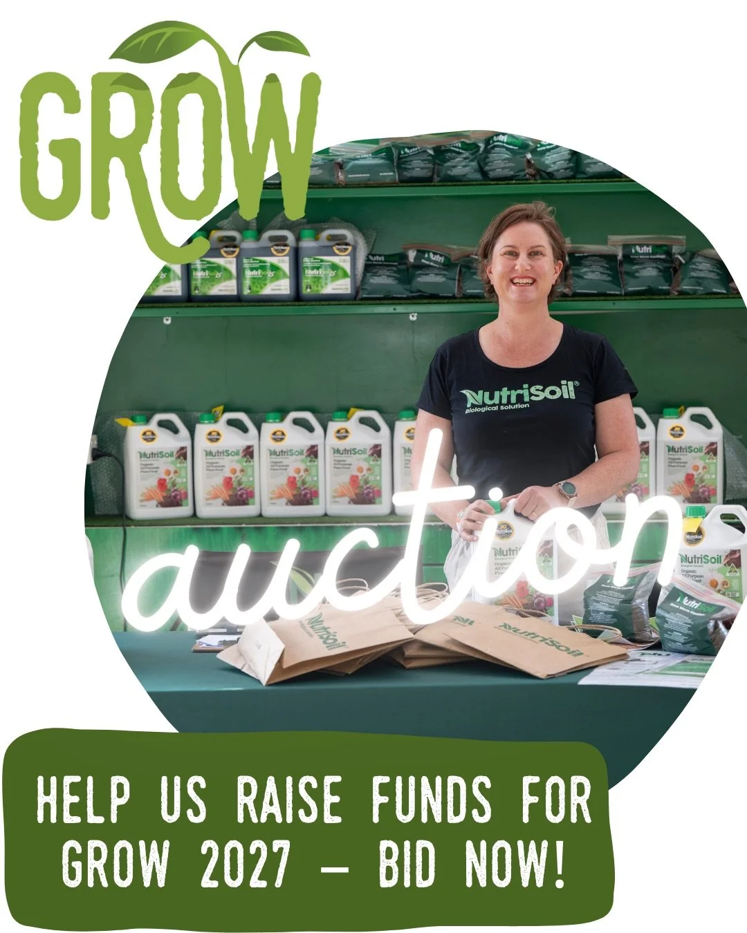 Our GROW partners have donated an amazing array of products to help raise funds so we can welcome you to another great GROW next year.
Visit the home page of the GROW website growfestival.au for more info.
We&rsquo;ll keep the website updated with th
