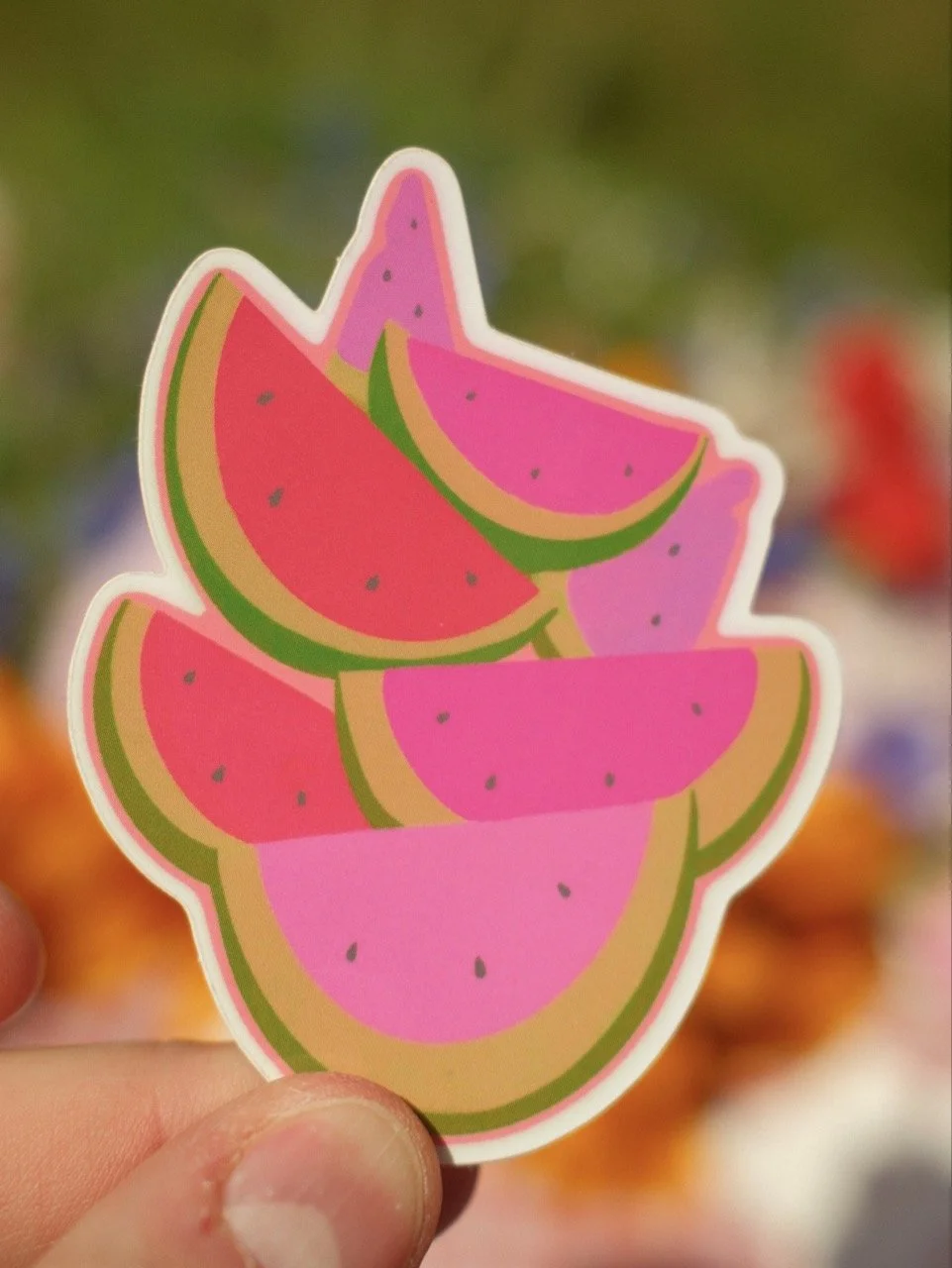 Sticker Watermelon - Hot Pink Summer Collection