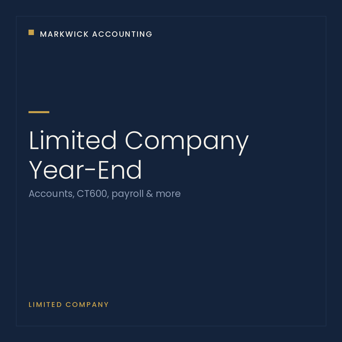 Limited Company Year-End