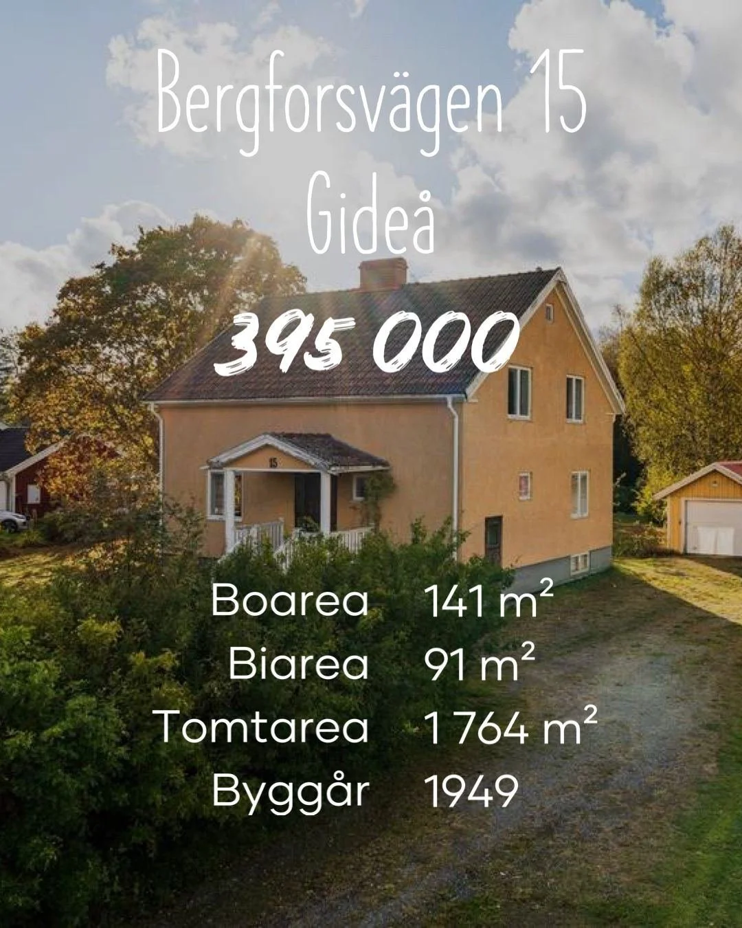V&auml;lkommen till ett hemtrevligt boende med karakt&auml;r, bel&auml;get centralt i Gide&aring;. H&auml;r bor du i ett charmigt hus med h&ouml;gt i tak, gener&ouml;sa rum och vackra detaljer som bevarats genom &aring;ren. H&auml;r f&aring;r du &aum
