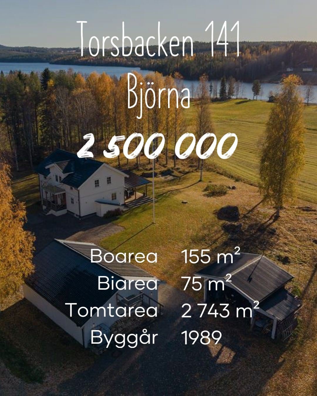 V&auml;lkommen till detta h&auml;rliga hus p&aring; landet med en underbar sj&ouml;utsikt och ett l&auml;ge som bjuder p&aring; sol fr&aring;n morgon till kv&auml;ll. H&auml;r bor du med naturen som n&auml;rmsta granne, bara 200 meter fr&aring;n sj&o