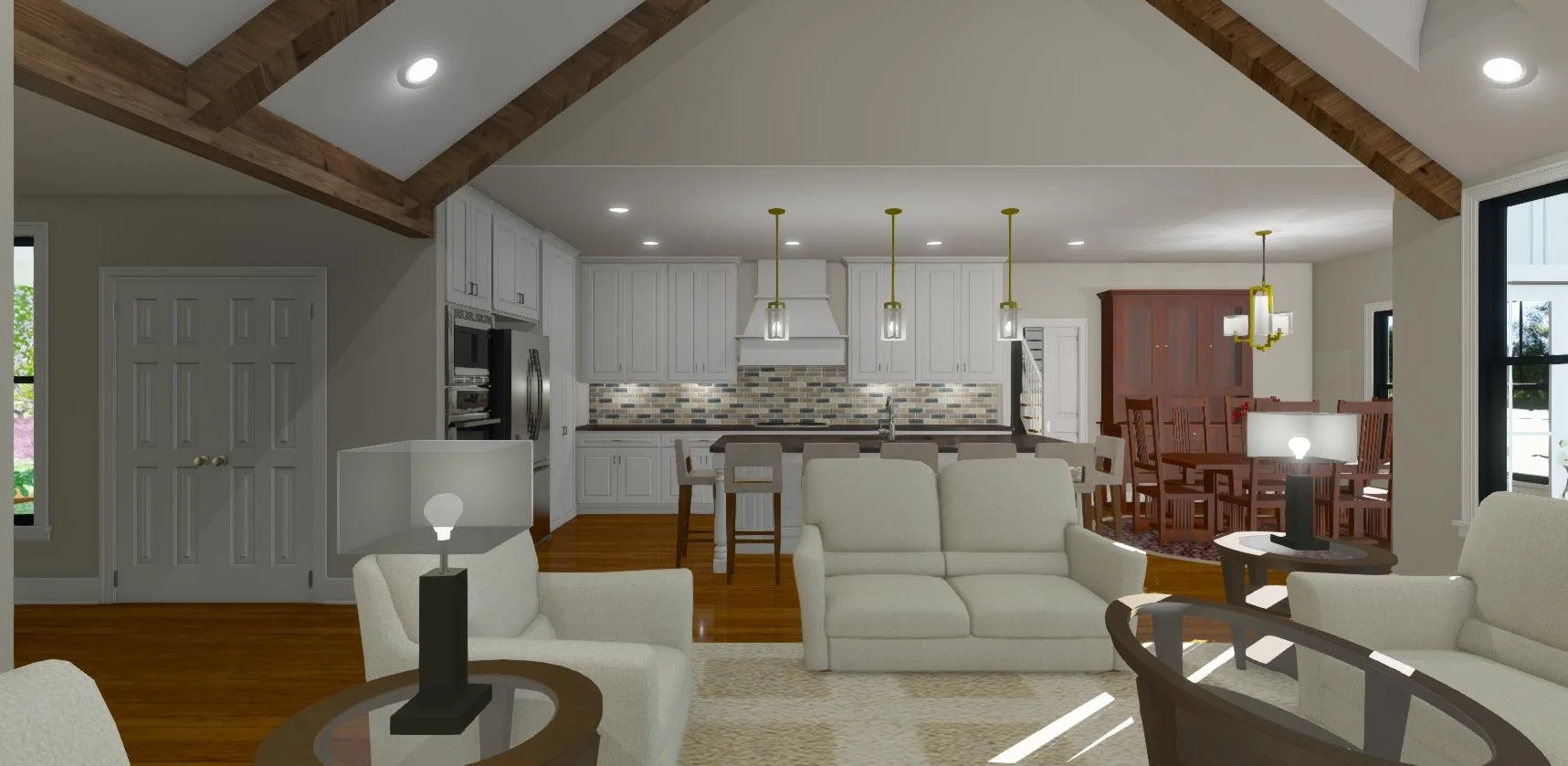 Kitchen from Living Room