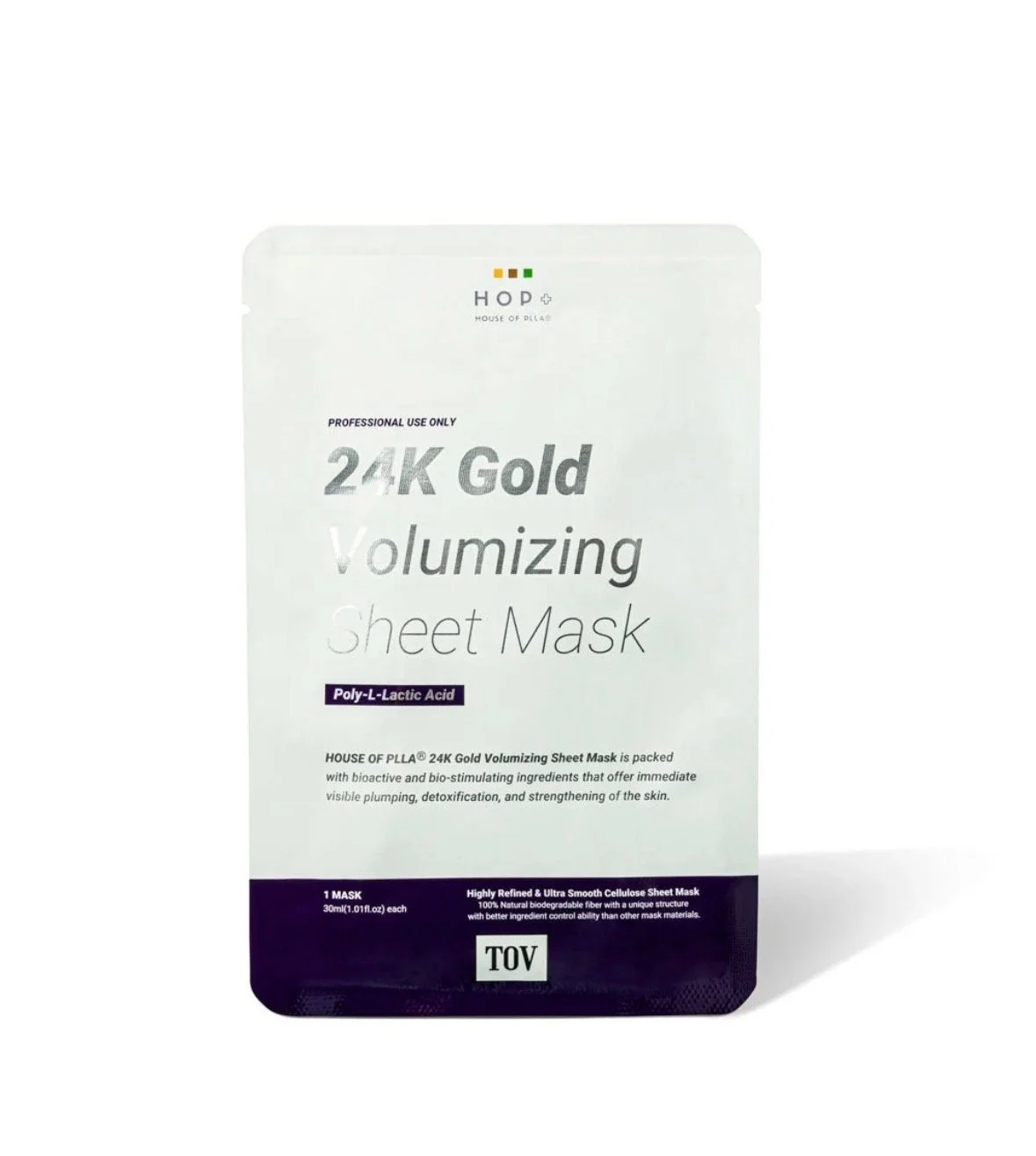 HOUSE OF PLLA® HOP+ 24k Gold Volumizing Sheet Mask