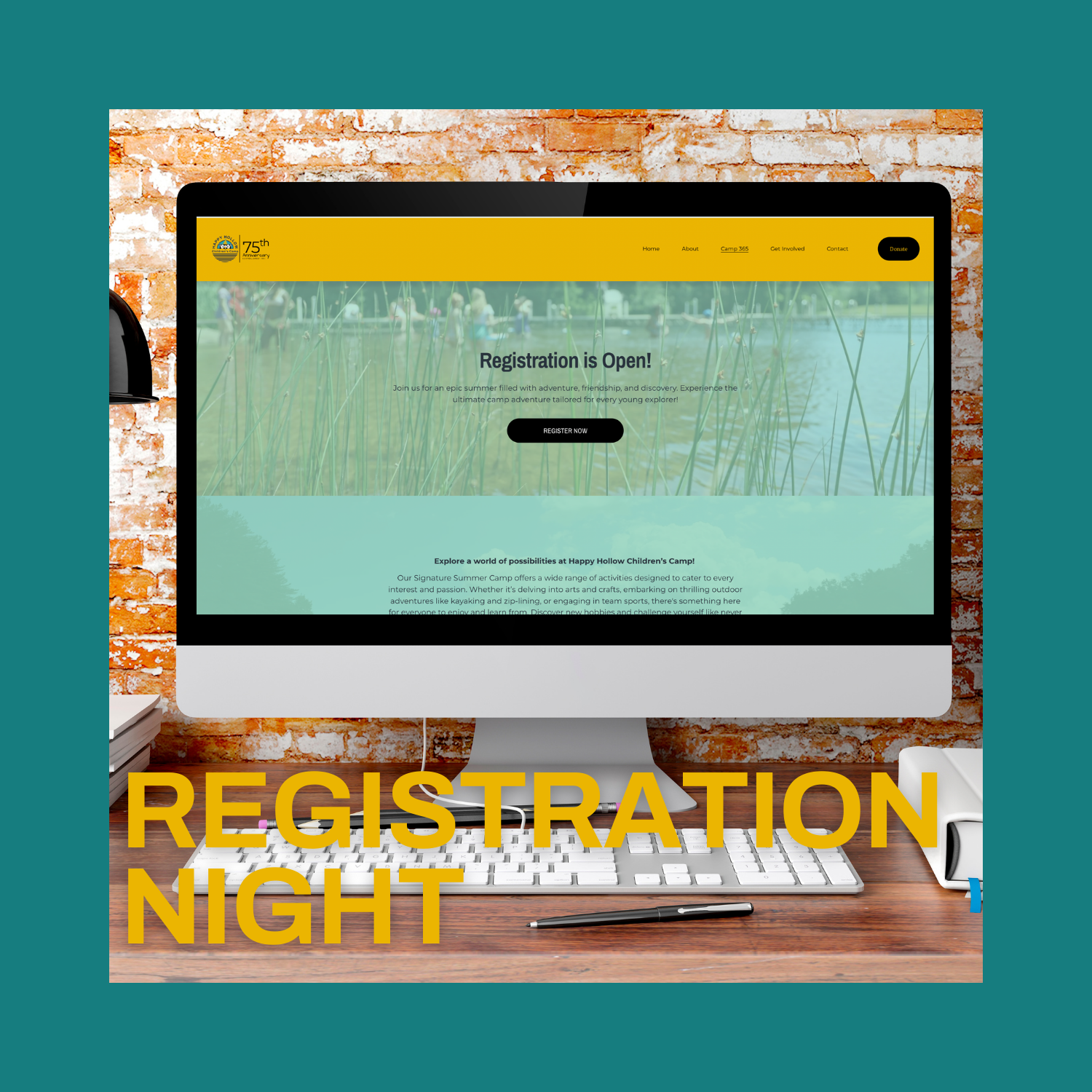 In Person Camp Registration