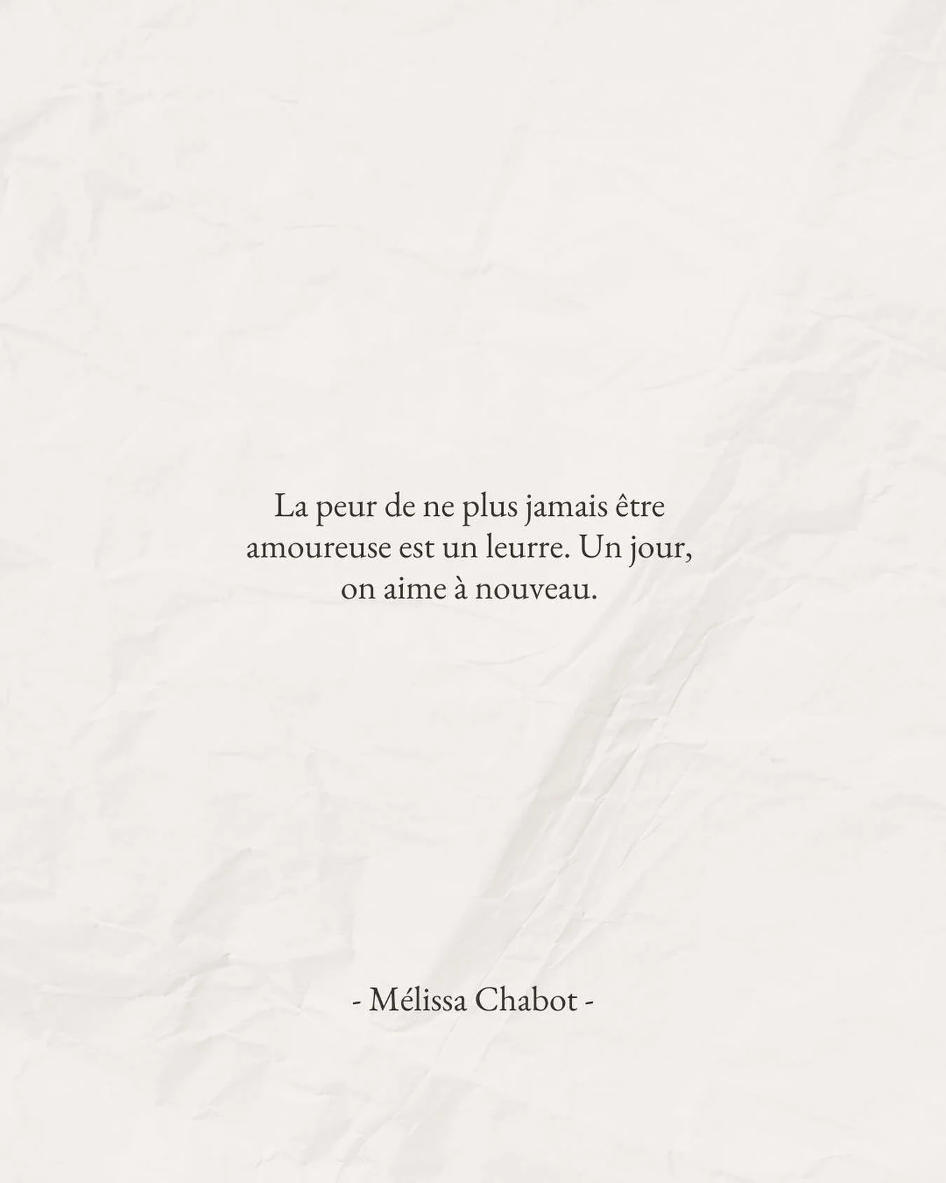 Et l&rsquo;amour est plus vrai 🤍

C&rsquo;est l&rsquo;une des peurs qui m&rsquo;a le plus effray&eacute;e apr&egrave;s avoir divorc&eacute;. Il m&rsquo;a fallu des ann&eacute;es &agrave; la traverser, aujourd&rsquo;hui je la regarde avec plus de dou