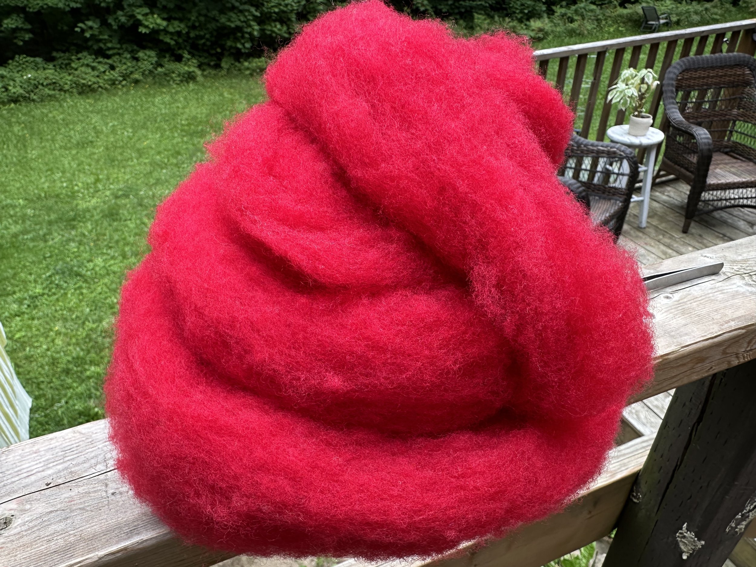 Canadian wool - red