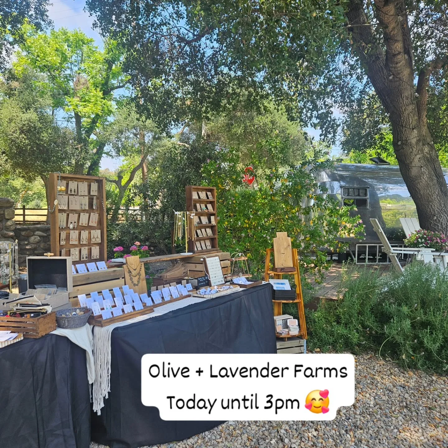 Saturday at its best 🌿✨

Find us at Olive + Lavender Farms in Los Olivos today until 3pm&mdash;come enjoy the views and shop handmade favorites while you&rsquo;re here!