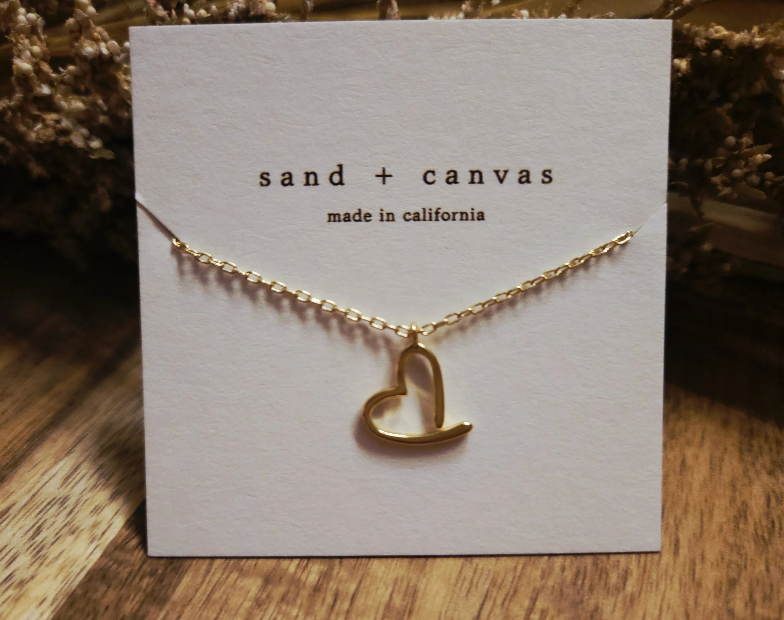 modern written heart charm necklace on a delicate lightweight chain