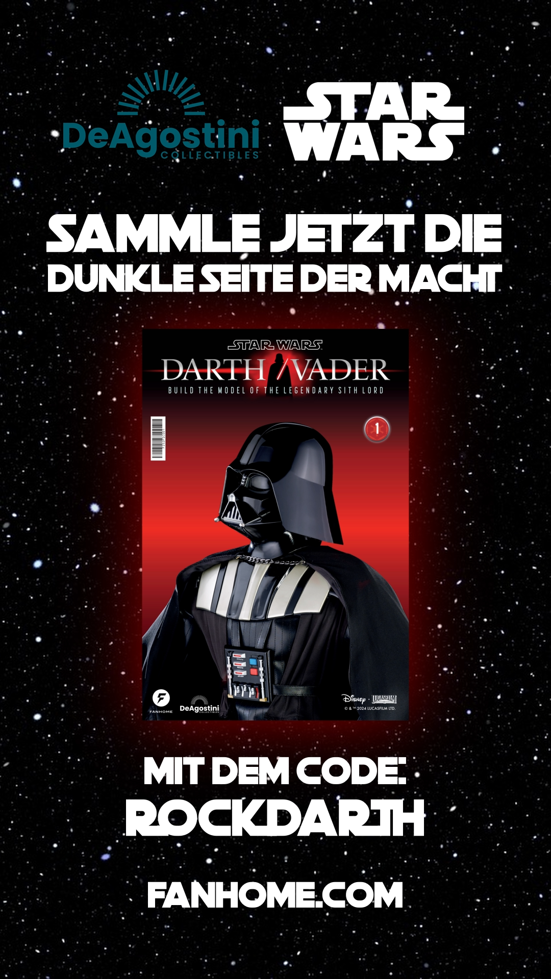 DeAgostini Ad Darth Vader Bausatz