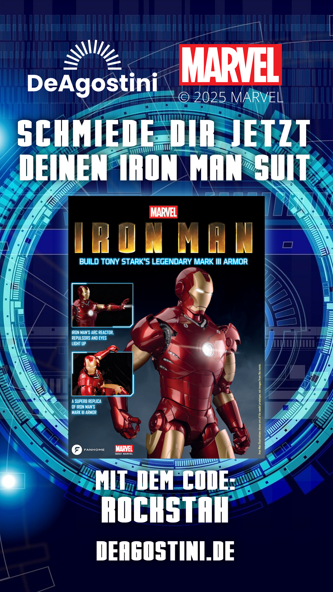 Fanhome Ad Iron Man Bausatz