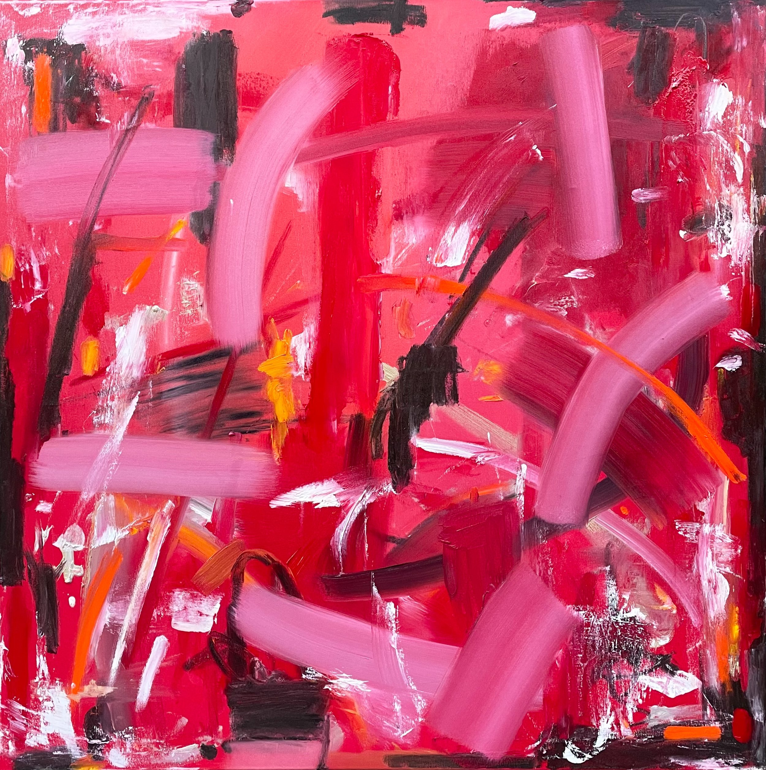 Positions/oil paint on canvas/100mmx100mmx20mm/2025
