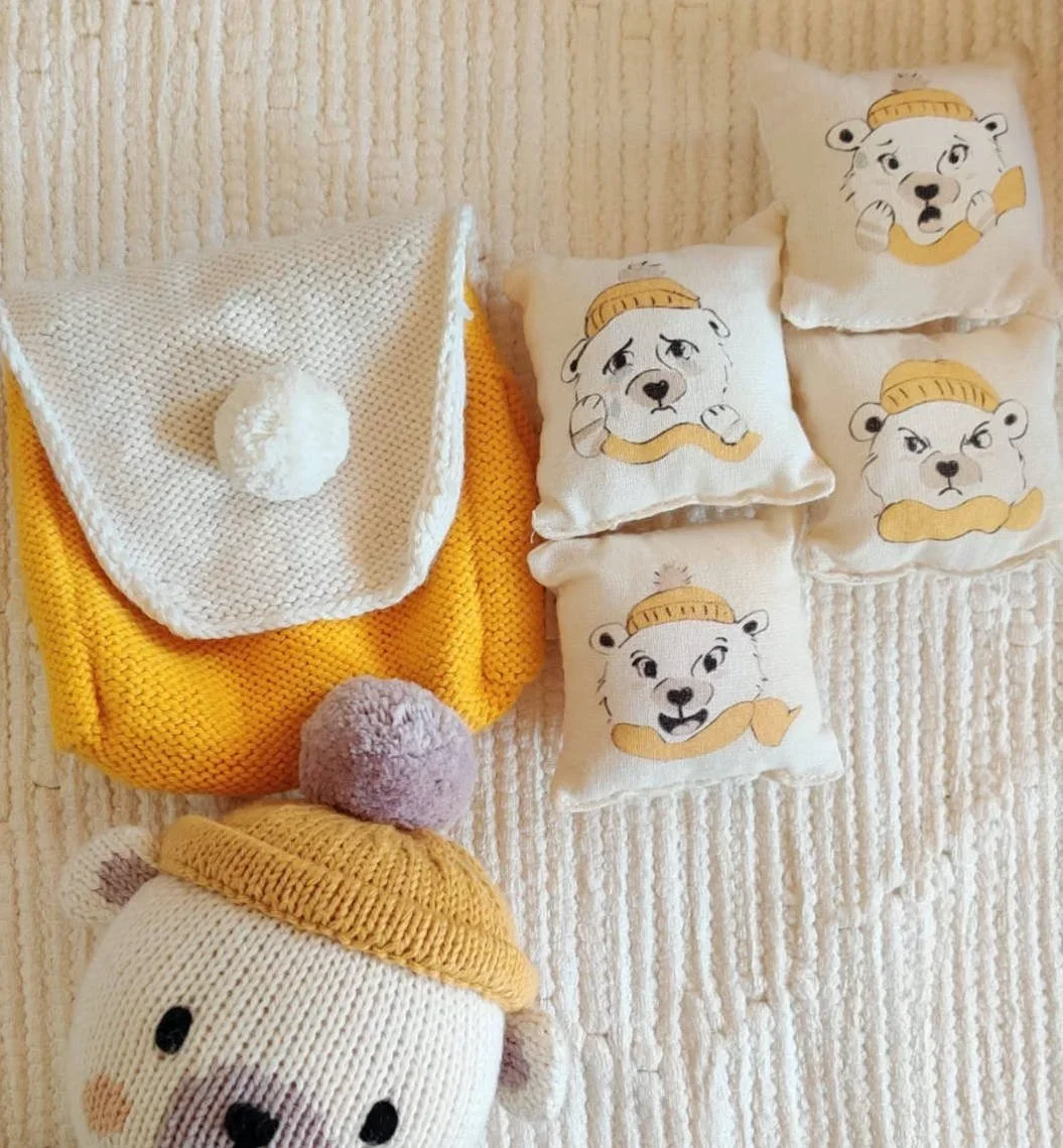 Sac à dos des émotions Montessori – l'ours Yaruc