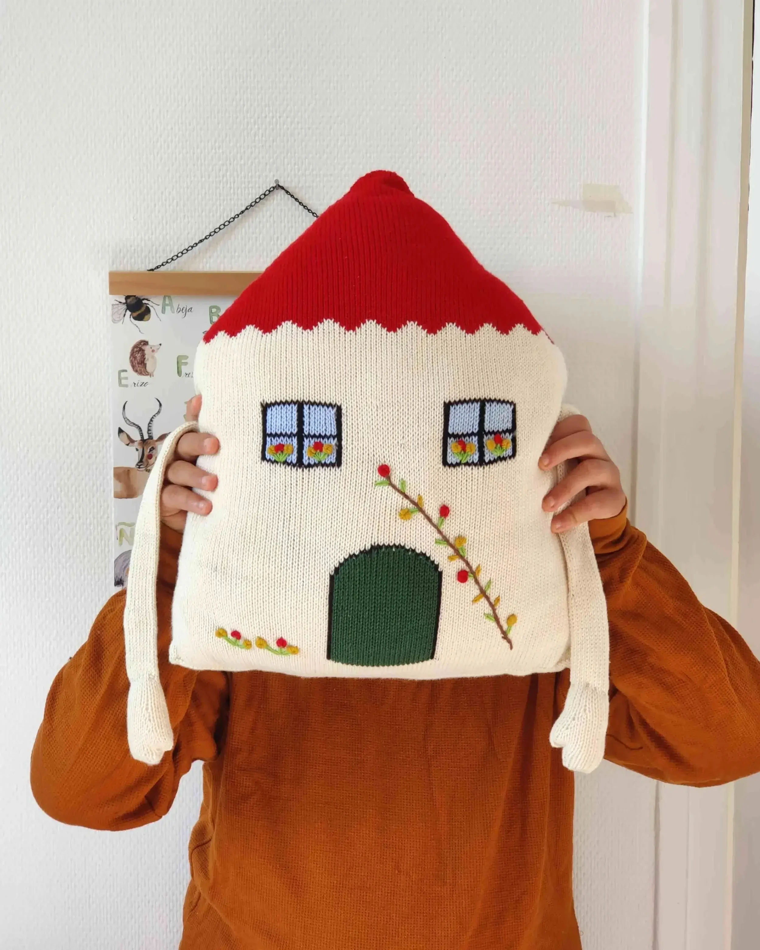 Coussin Maison du Réconfort - Cadeau symbolique