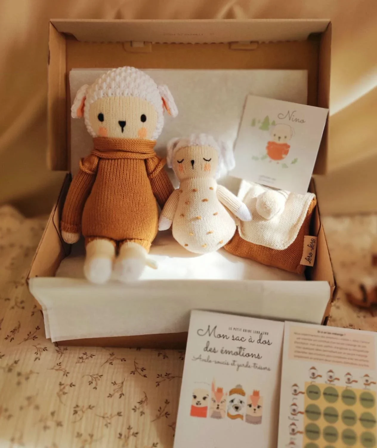Coffret naissance Nino Caramel le Mouton