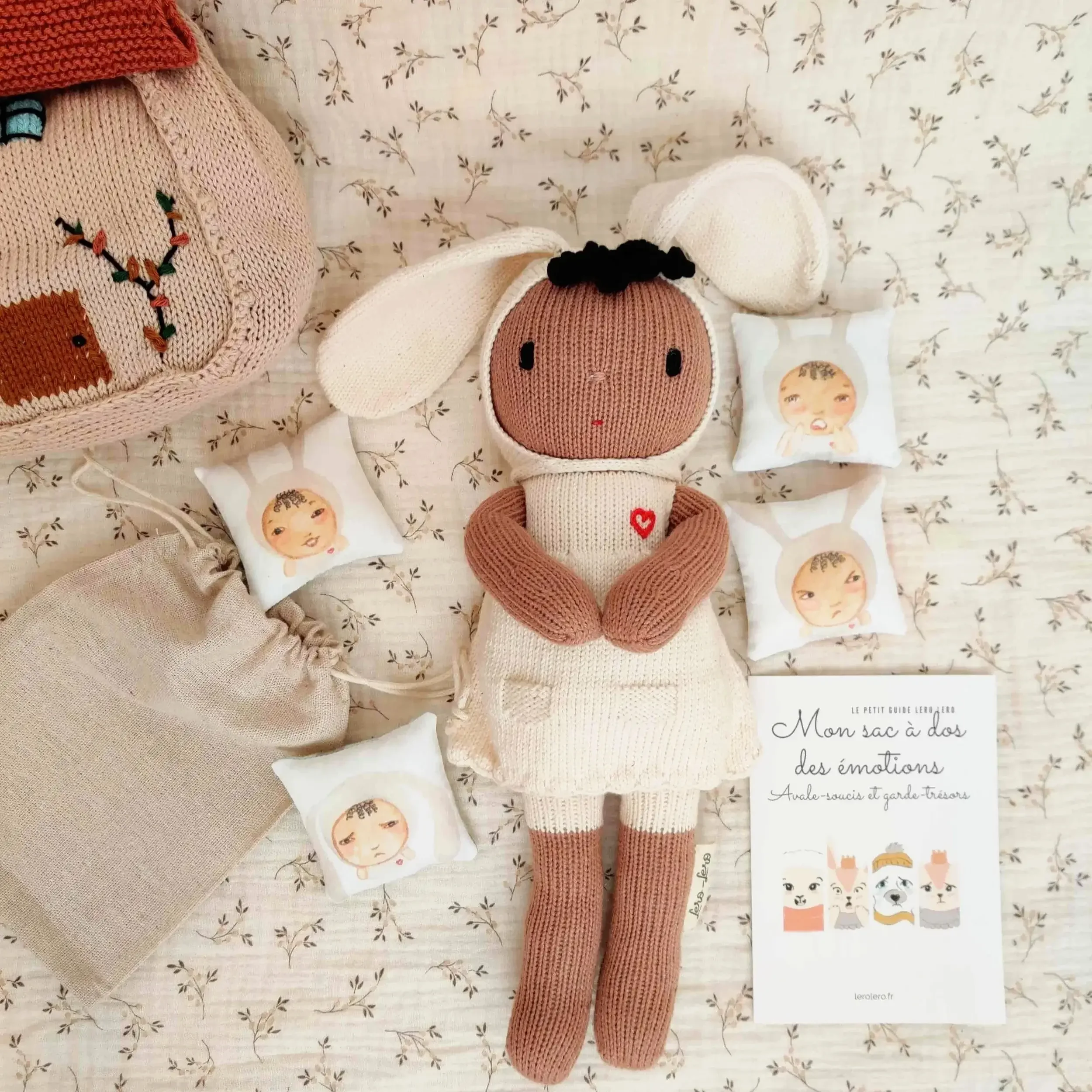 Coffret peluche des émotions Montessori – Canela la Métisse