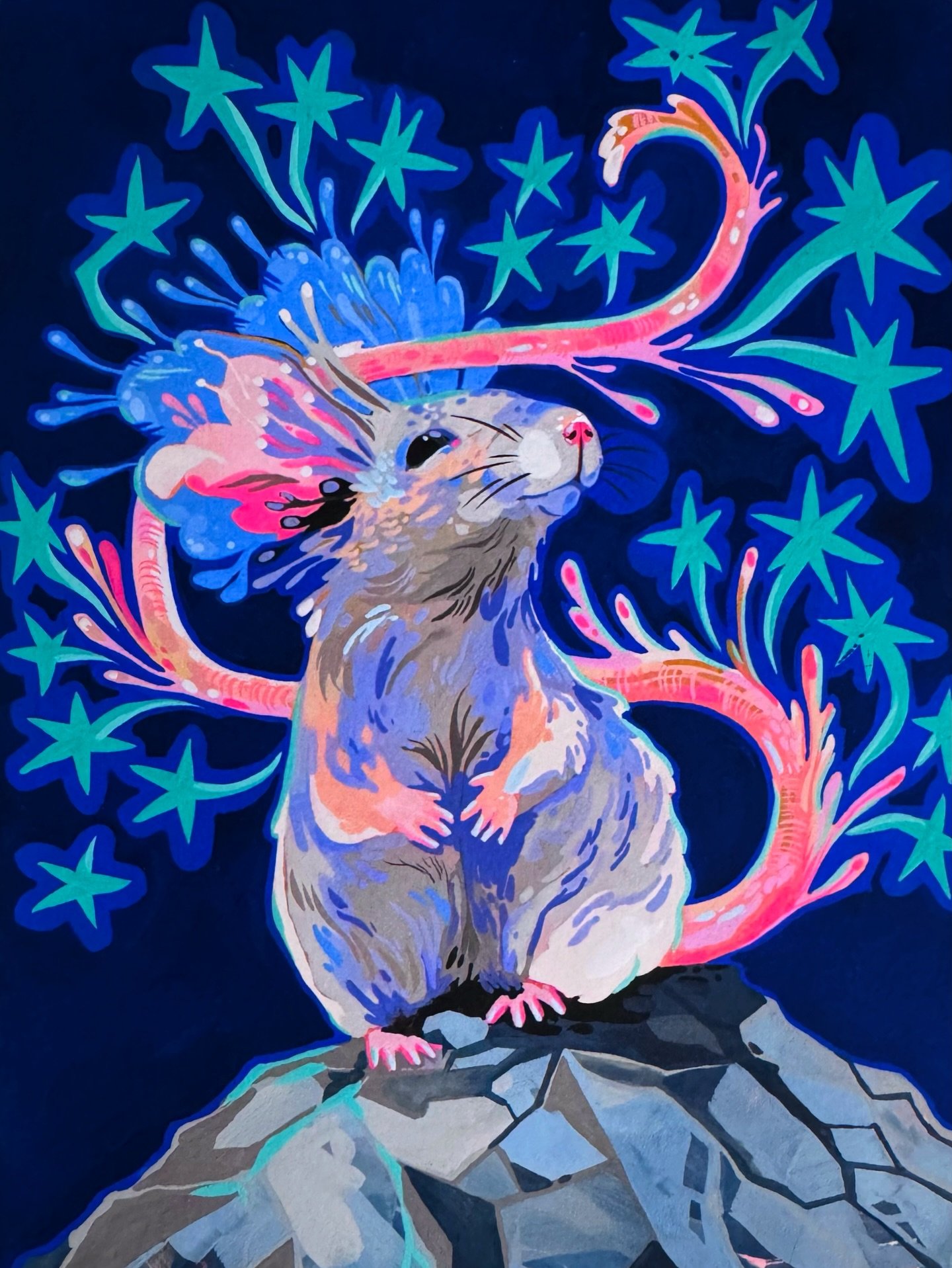 CR&Eacute;ATURE - j&rsquo;avais pr&eacute;vu de faire 100 cr&eacute;atures, mais &ccedil;a c&rsquo;&eacute;tait seulement si j&rsquo;avais le temps de faire le 100 days project de cette ann&eacute;e.
J&rsquo;ai d&rsquo;autres projets tr&egrave;s chou