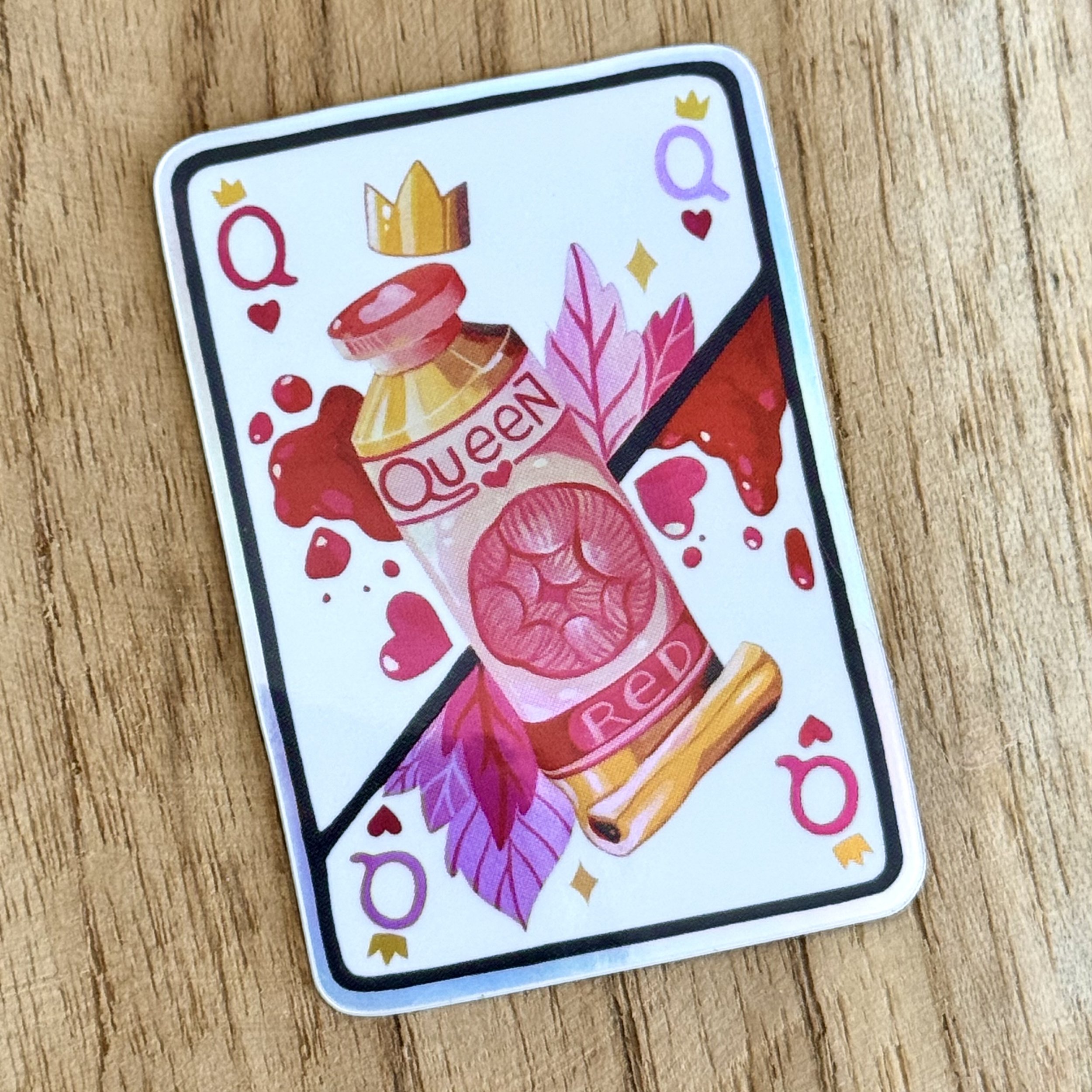 Sticker Reine de coeur