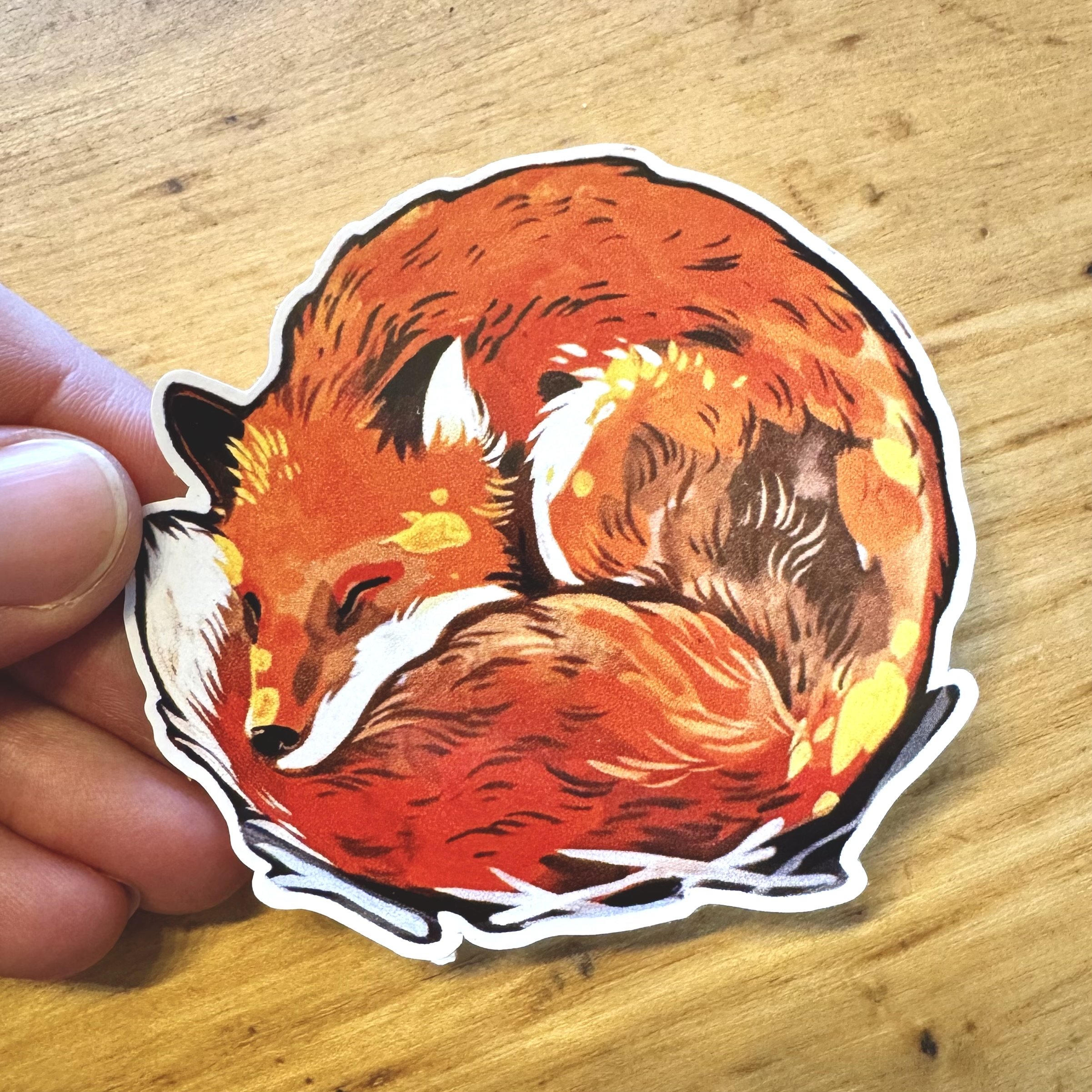 Sticker Nid de renard