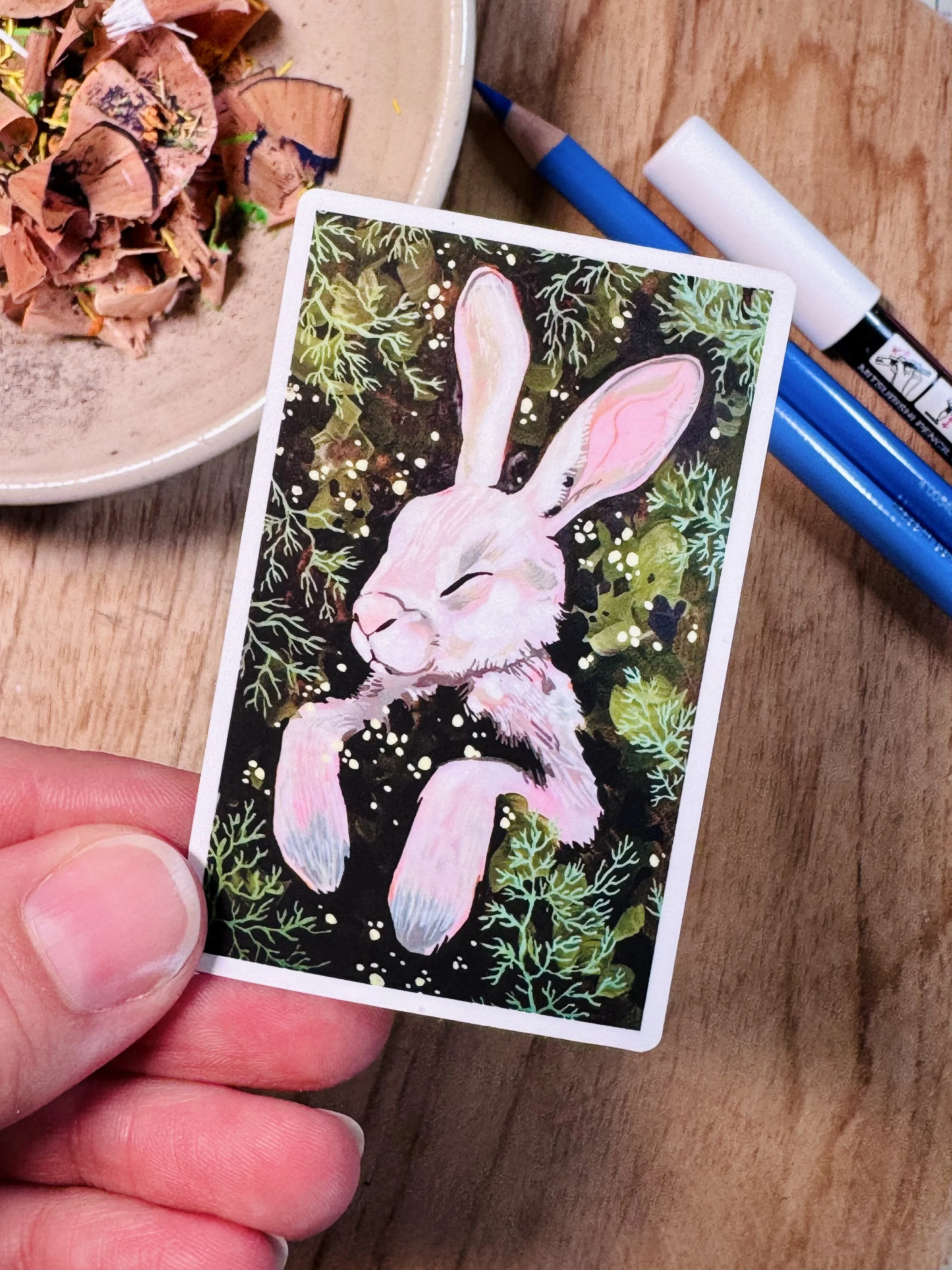 Sticker Lapin endormi