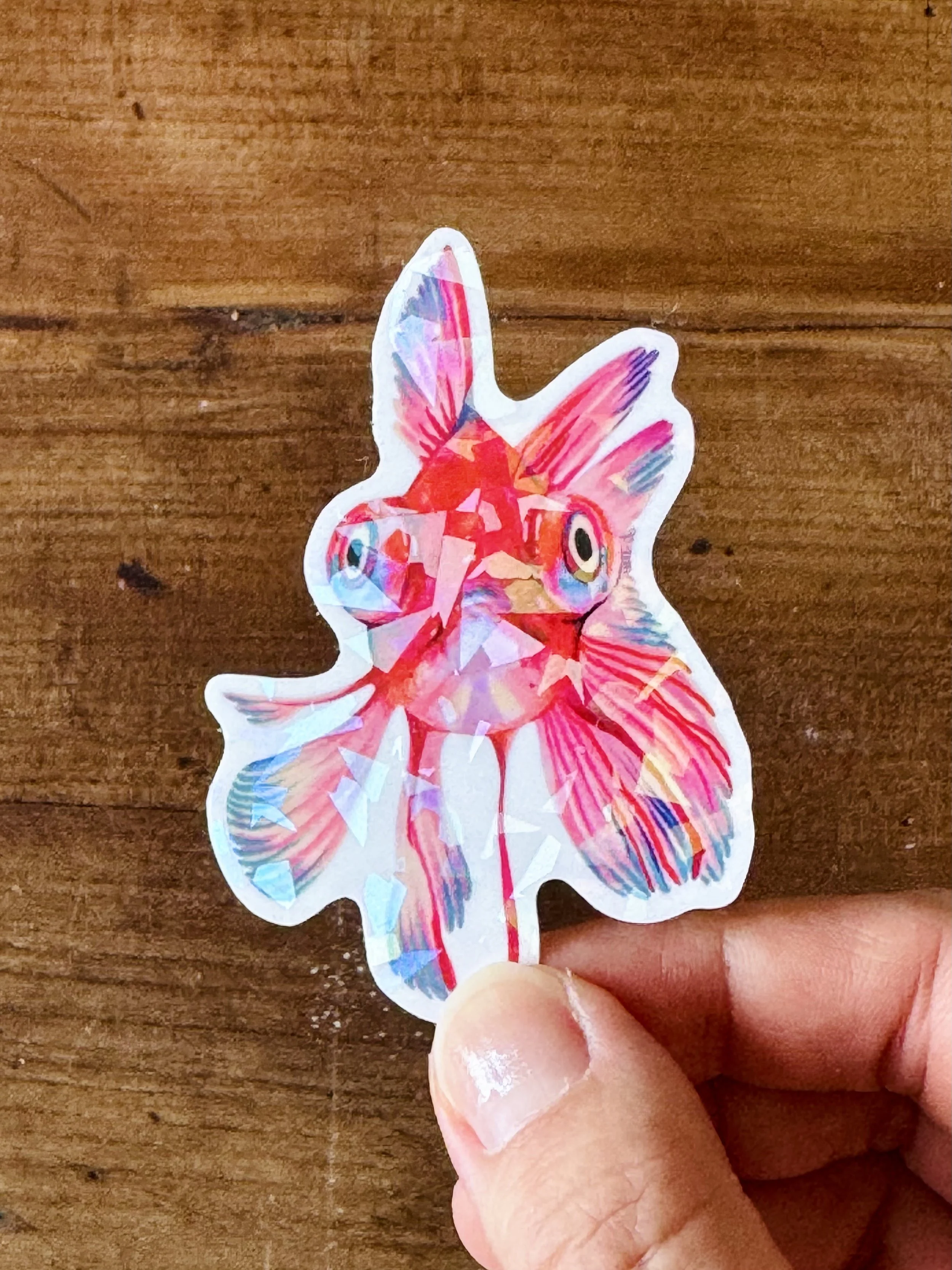 Sticker Poisson rouge