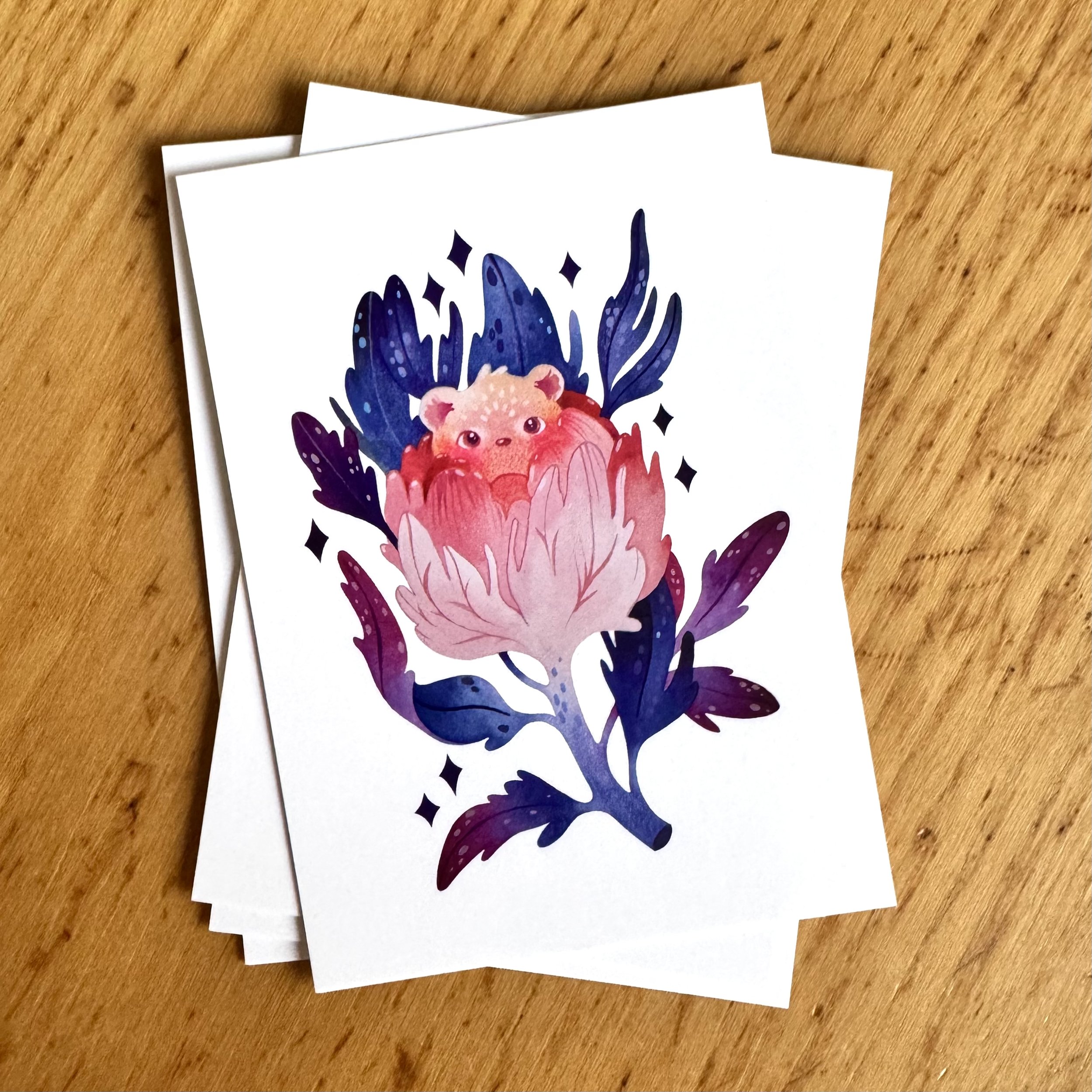 Carte La pivoine