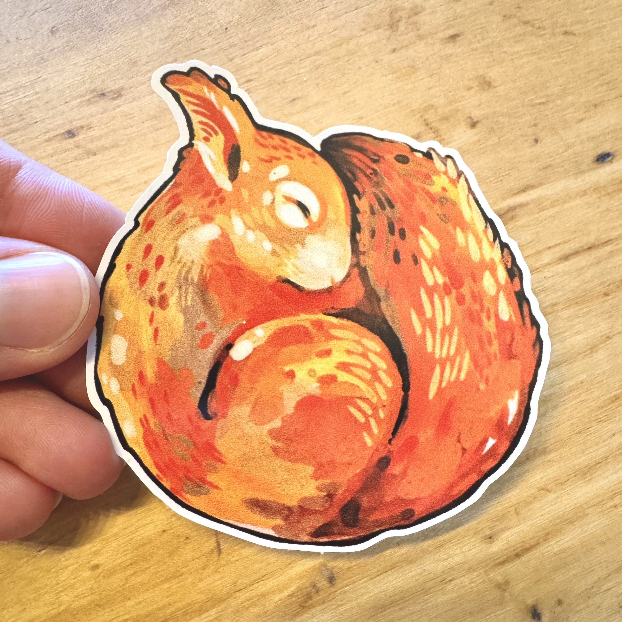 Sticker Nid d'écureuil
