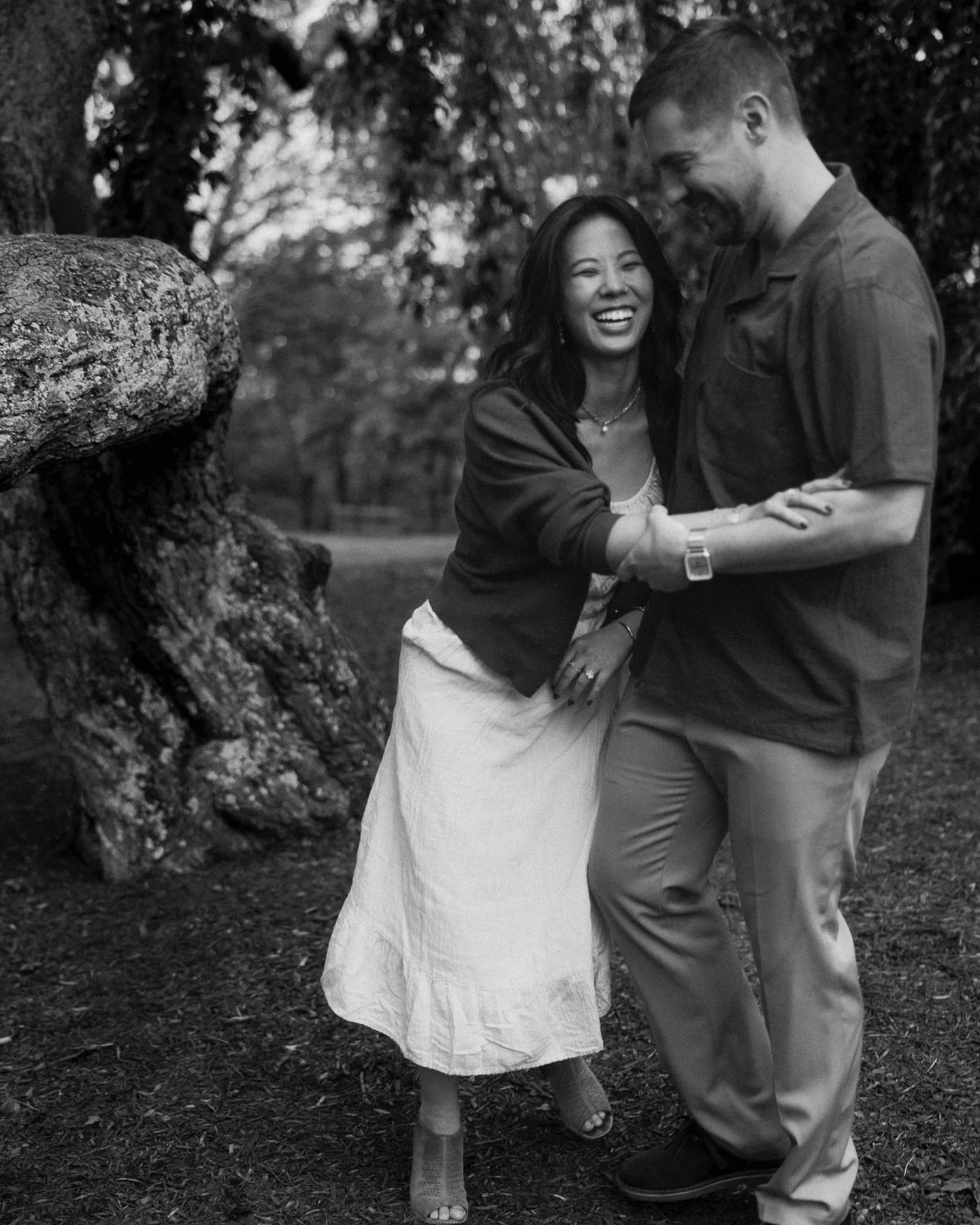 So excited to celebrate Grace and Ryan in the same place we took their engagement photos 🤍🌳🐾 happy wedding day!