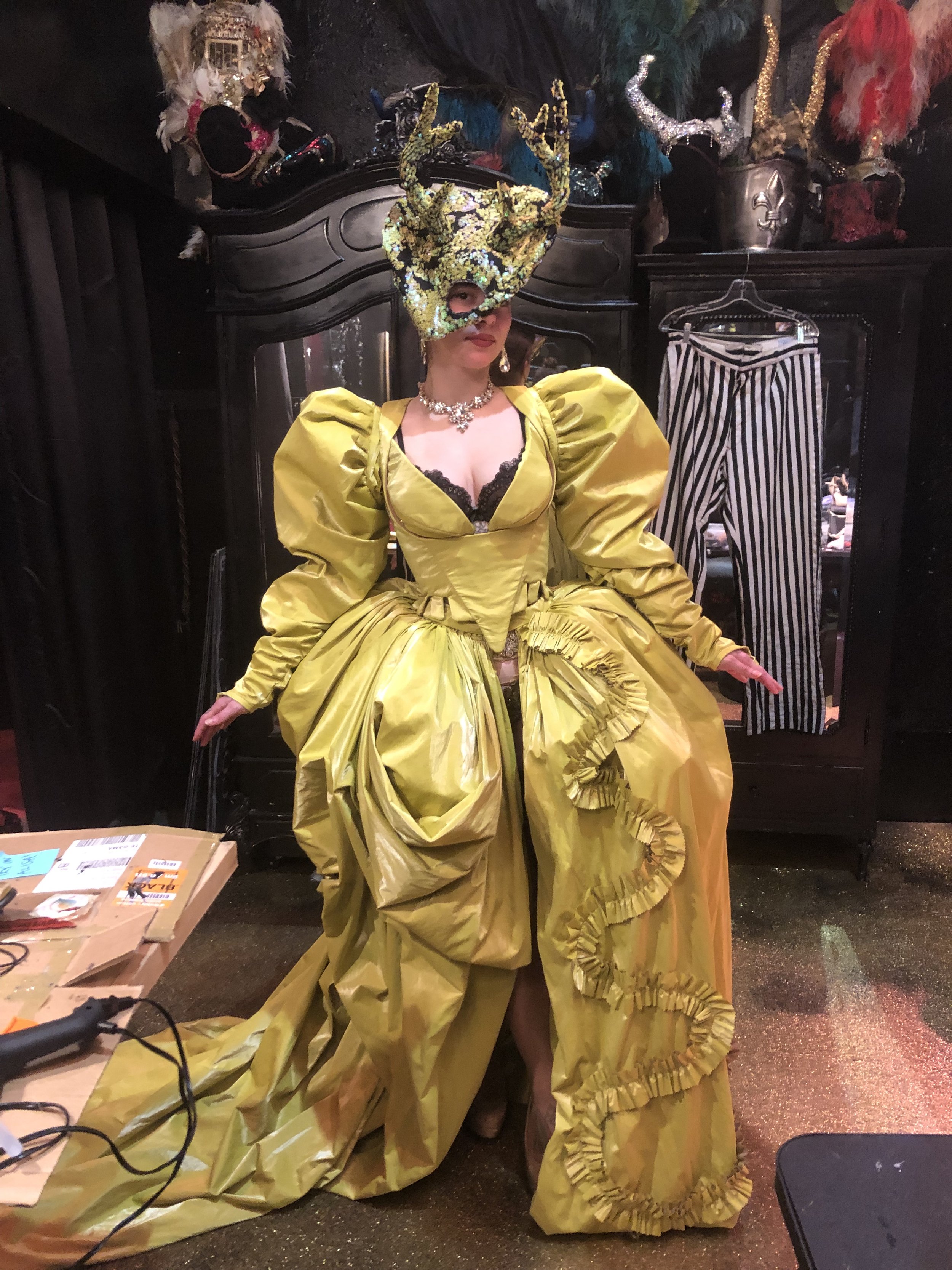 Sloth Dress. Seven Deadly Sins , 2023 (Company XIV ) Costume Design Zane Pihlstrom , Director Austin McCormick