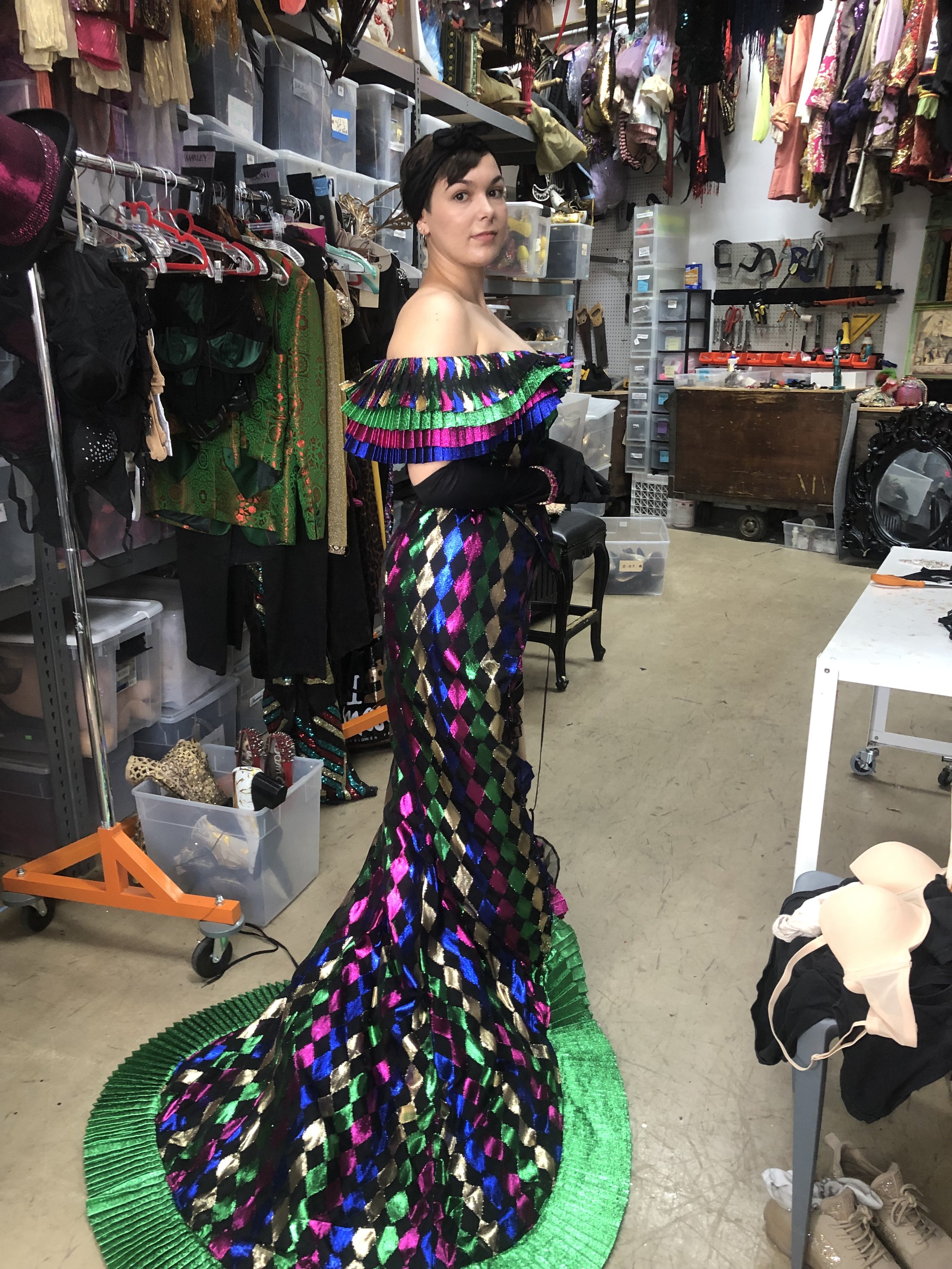 Diamond Harlequin Magic Gown
Cocktail Magique , 2023 ( Company XIV ) Costume Design Zane Pihlstrom , Director Austin McCormick