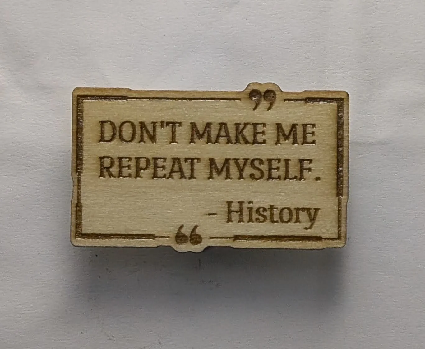 Engraved Wooden Magnets