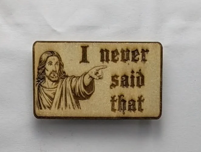 Engraved Wooden Magnets