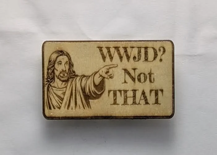 Engraved Wooden Magnets