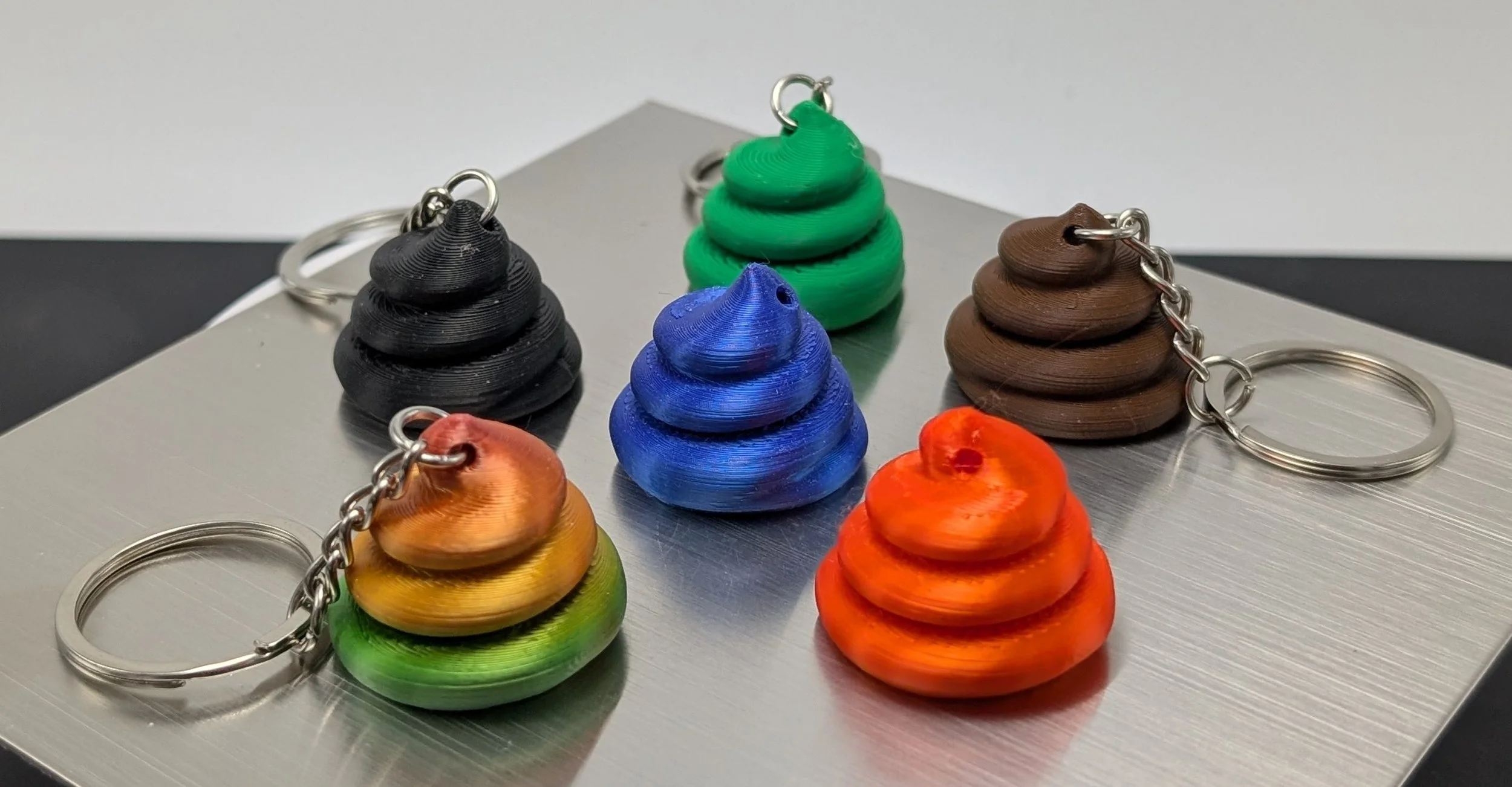 Poop Keychains
