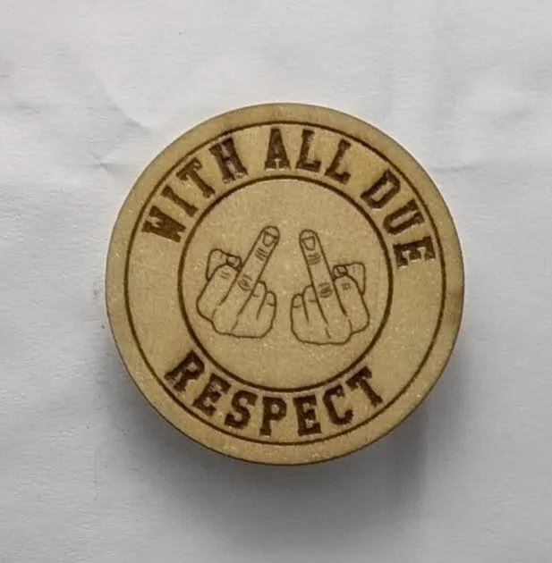 Engraved Wooden Magnets