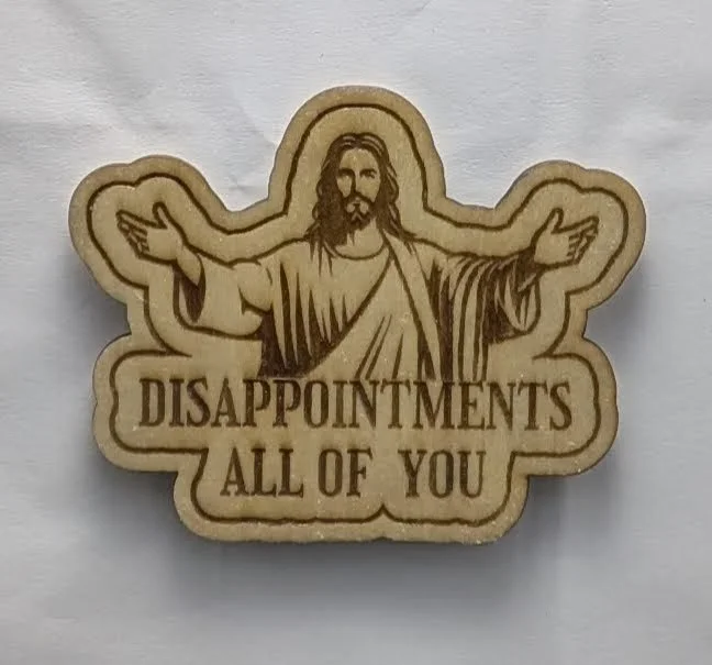 Engraved Wooden Magnets