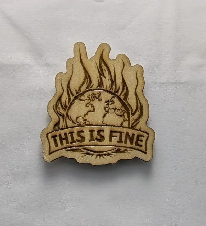 Engraved Wooden Magnets