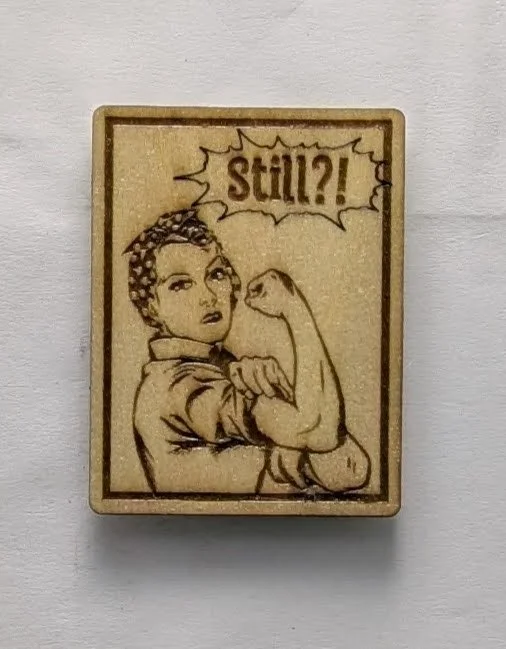 Engraved Wooden Magnets