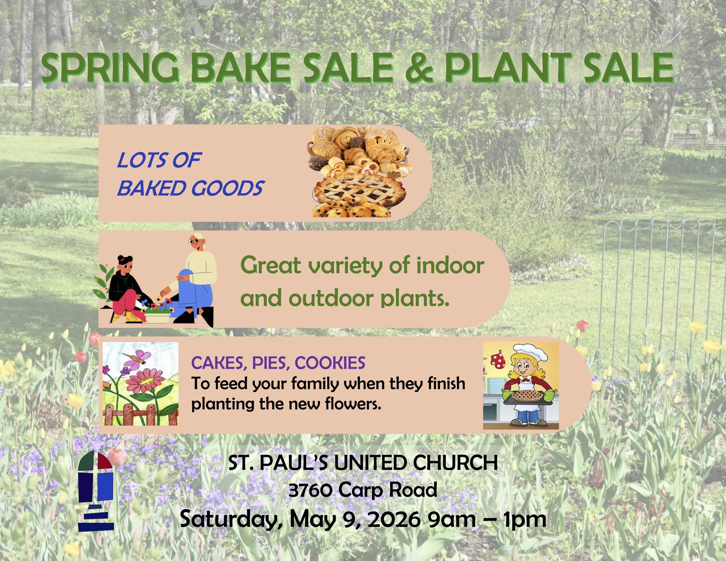 Spring Bake and Plant Sale