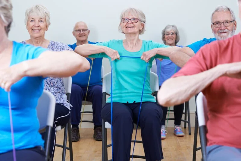 Chair Pilates and Resistance Bands