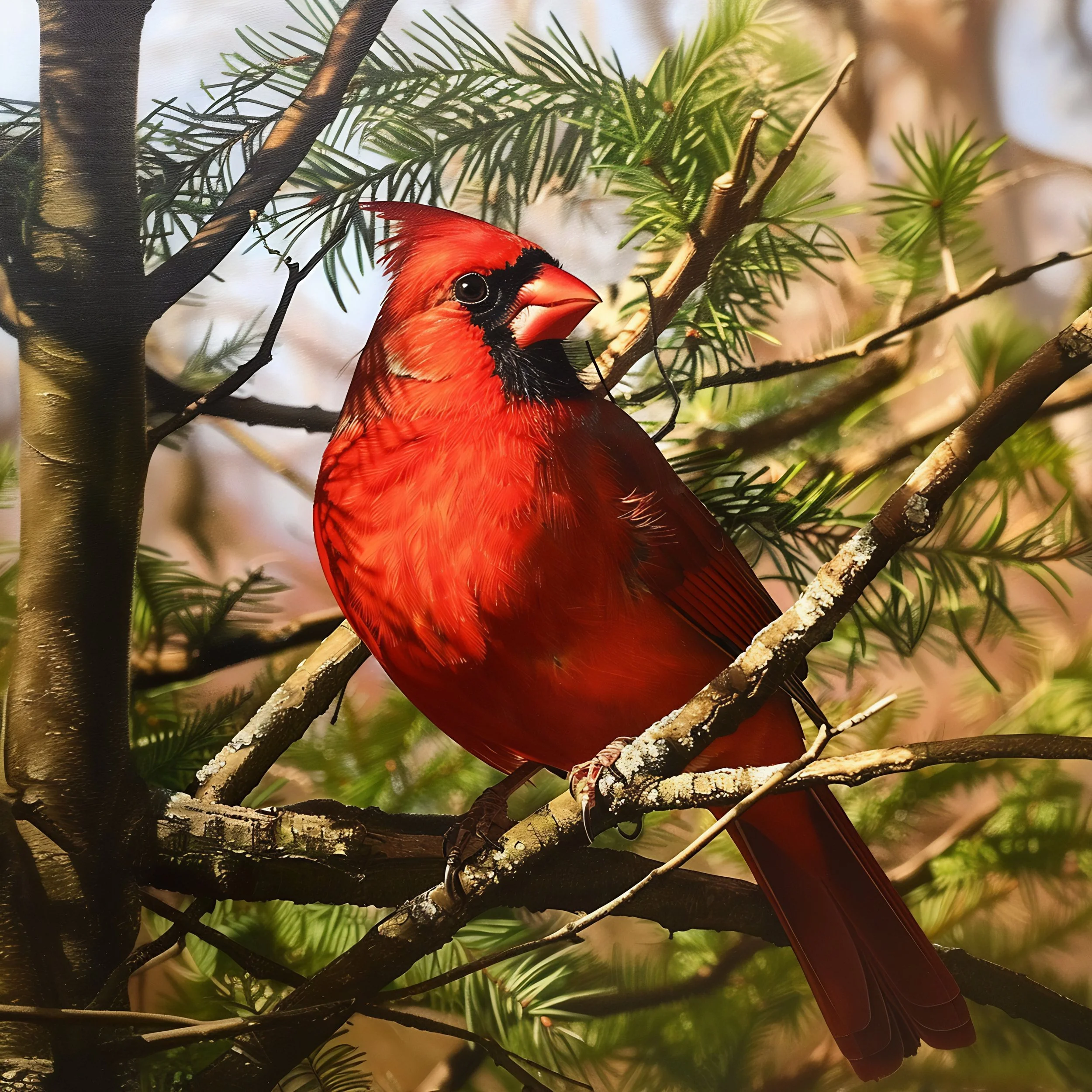 Cardinalis cardinalis on Objkt.com