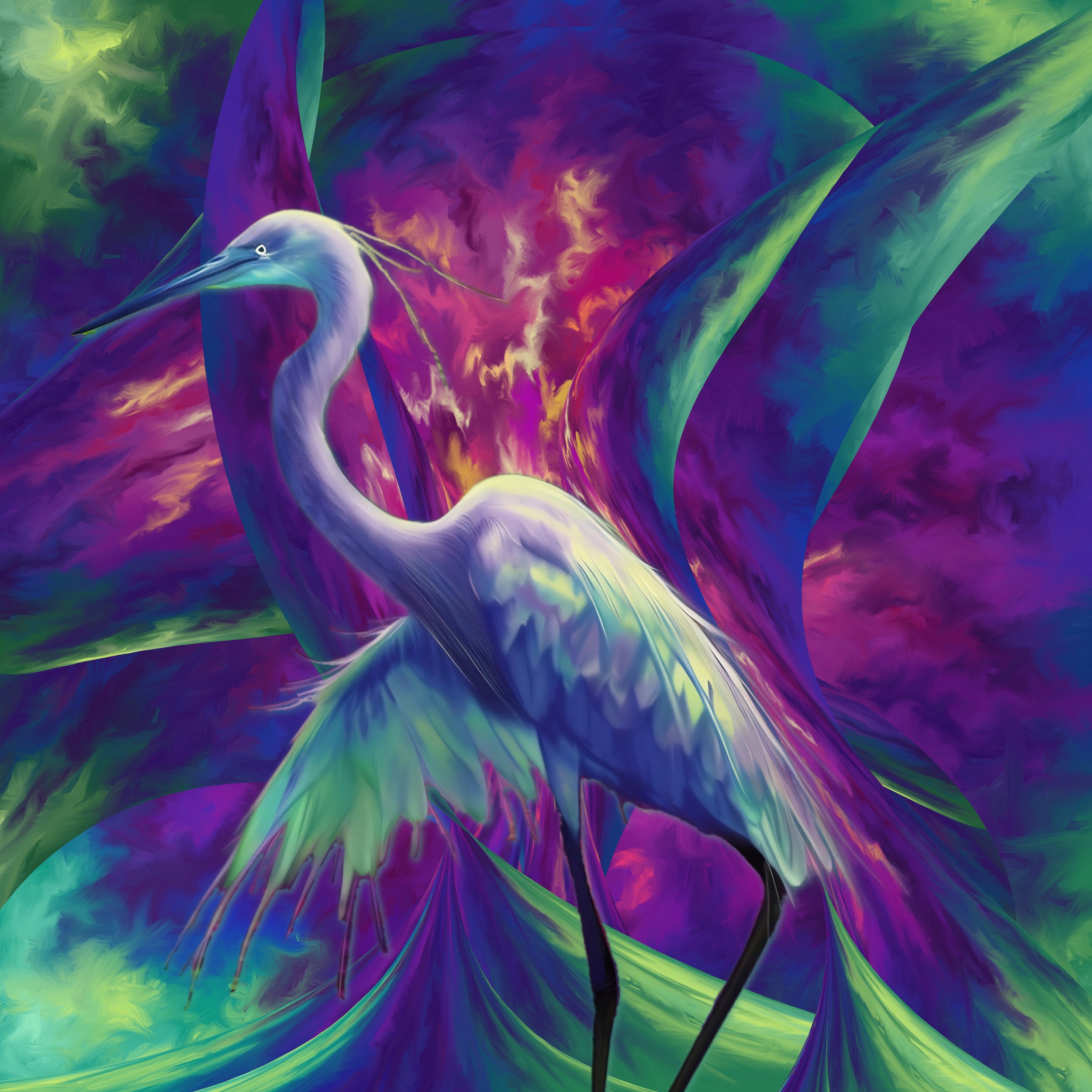 Egret in a Cosmic Ballet.jpg