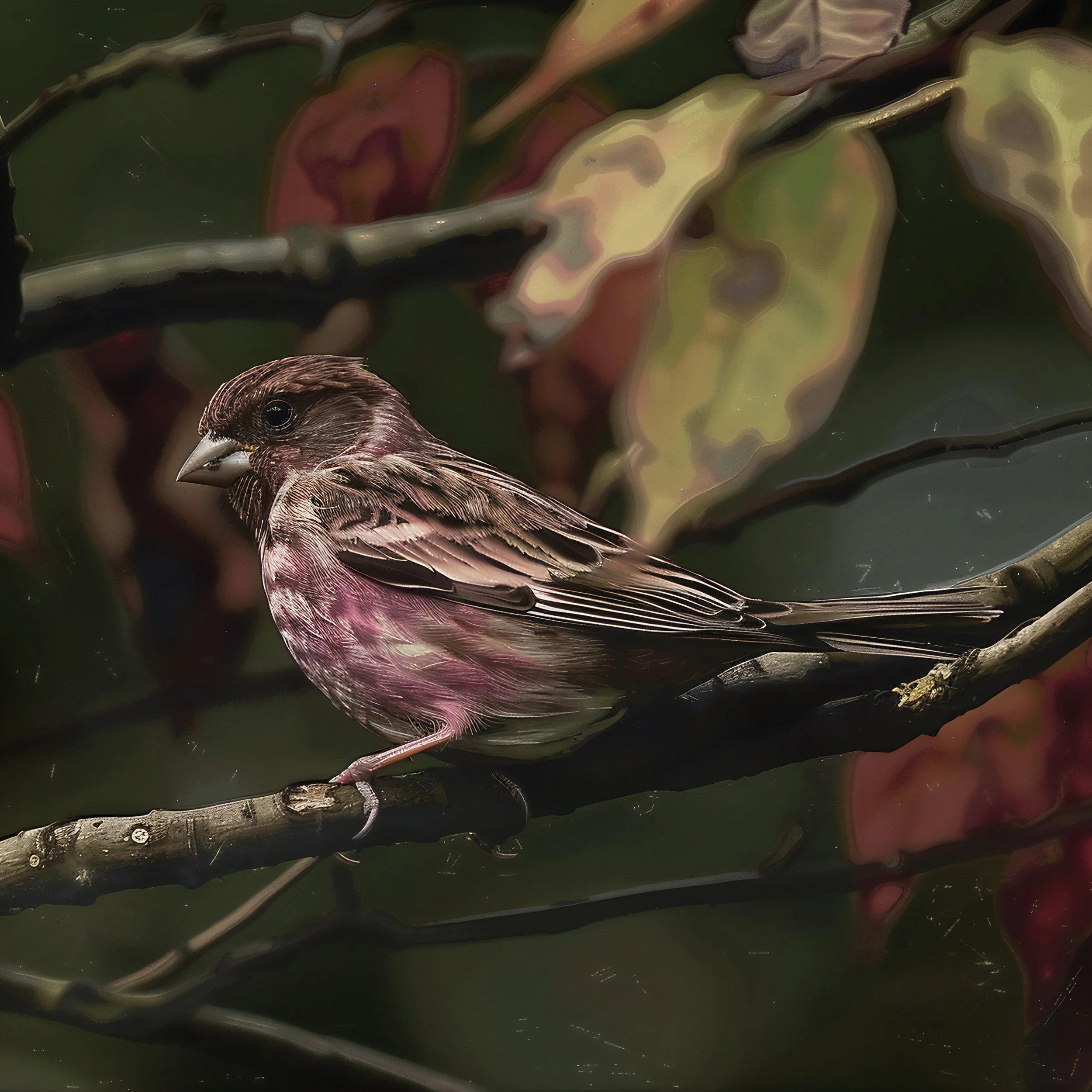 Haemorhous purpureus on Objkt.com