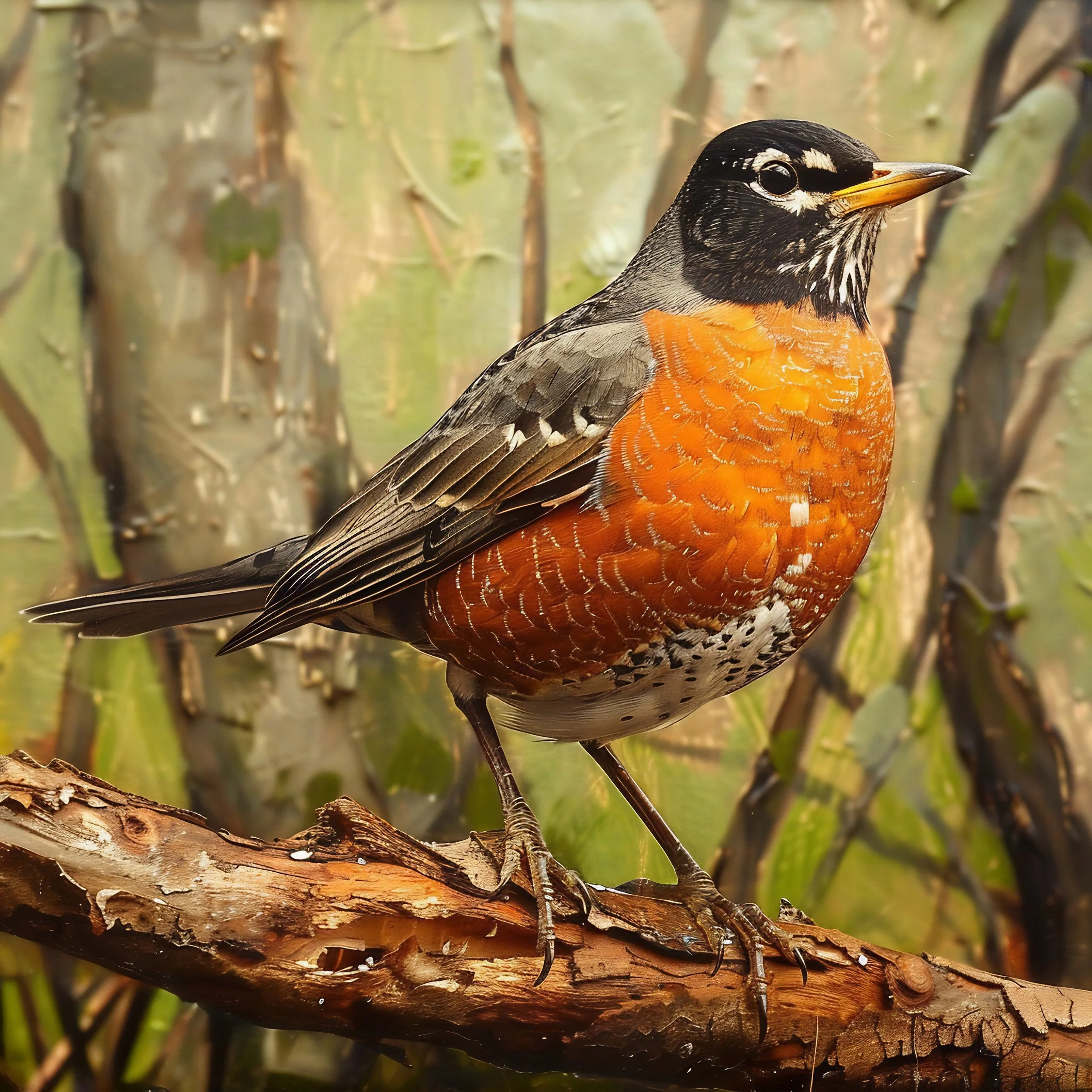 Turdus migratorius on Objkt.com