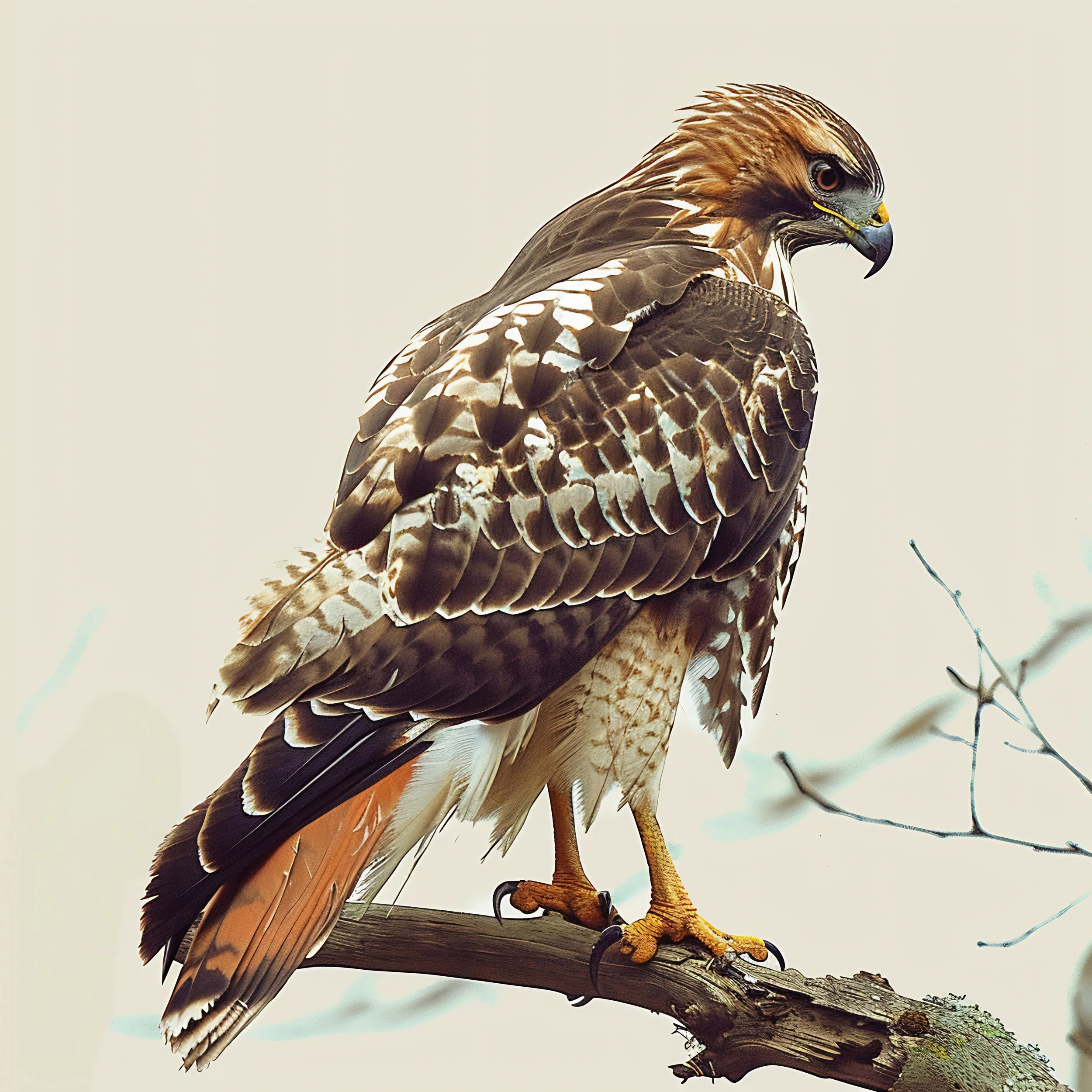 Buteo jamaicensis on Objkt.com