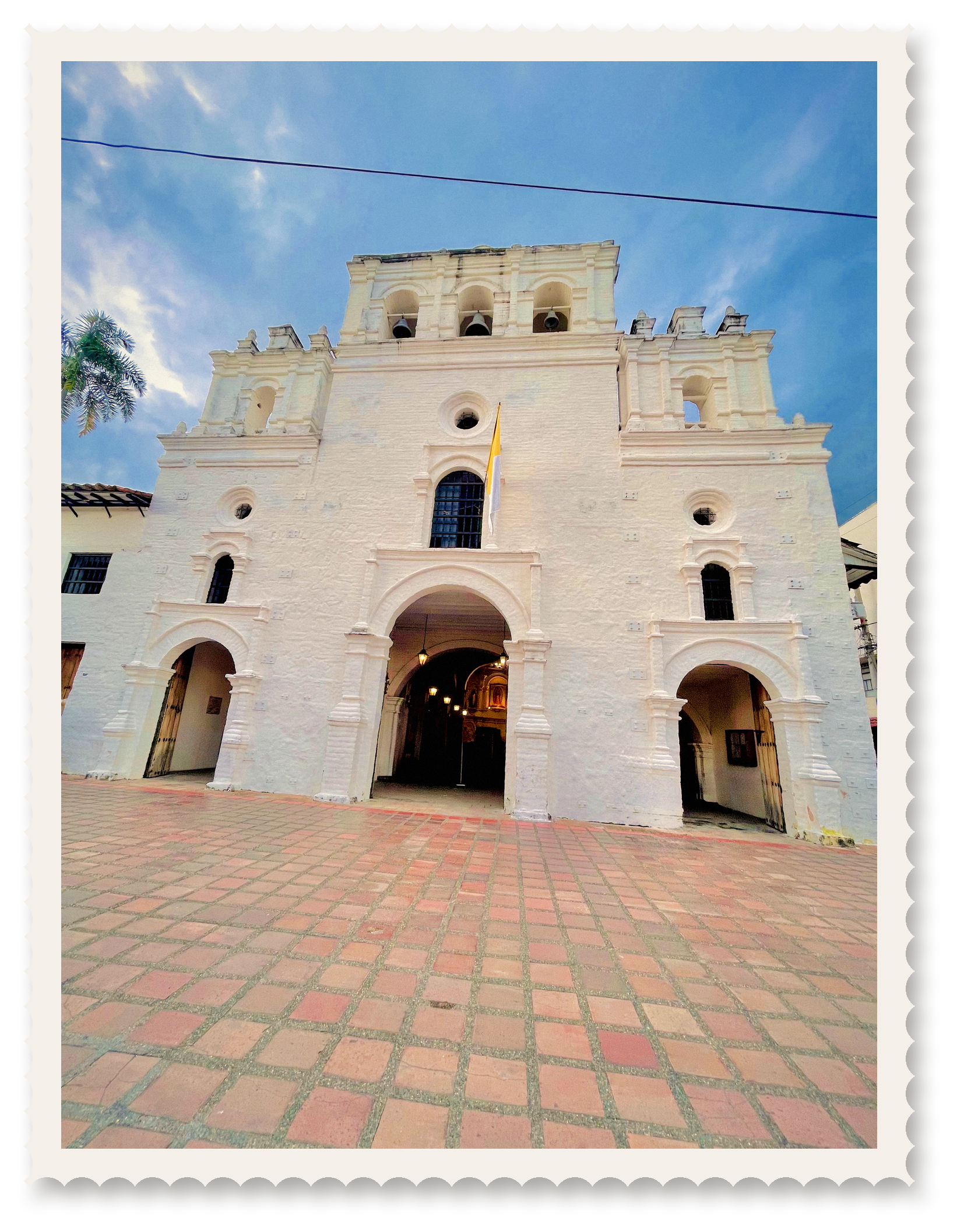 Iglesia histórica en el Quindío, Colombia